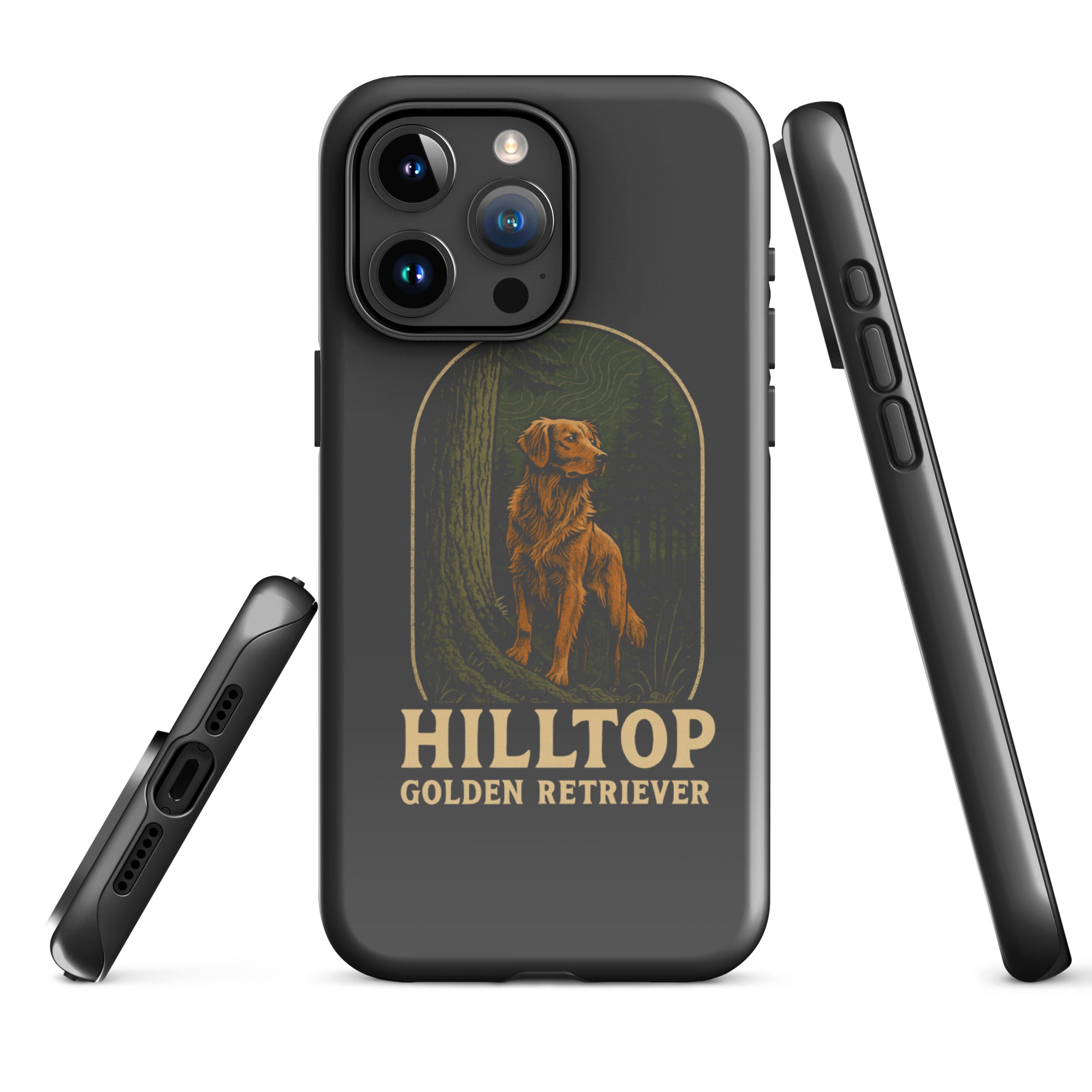 Hilltop Golden Retriever Tough Case for iPhone®
