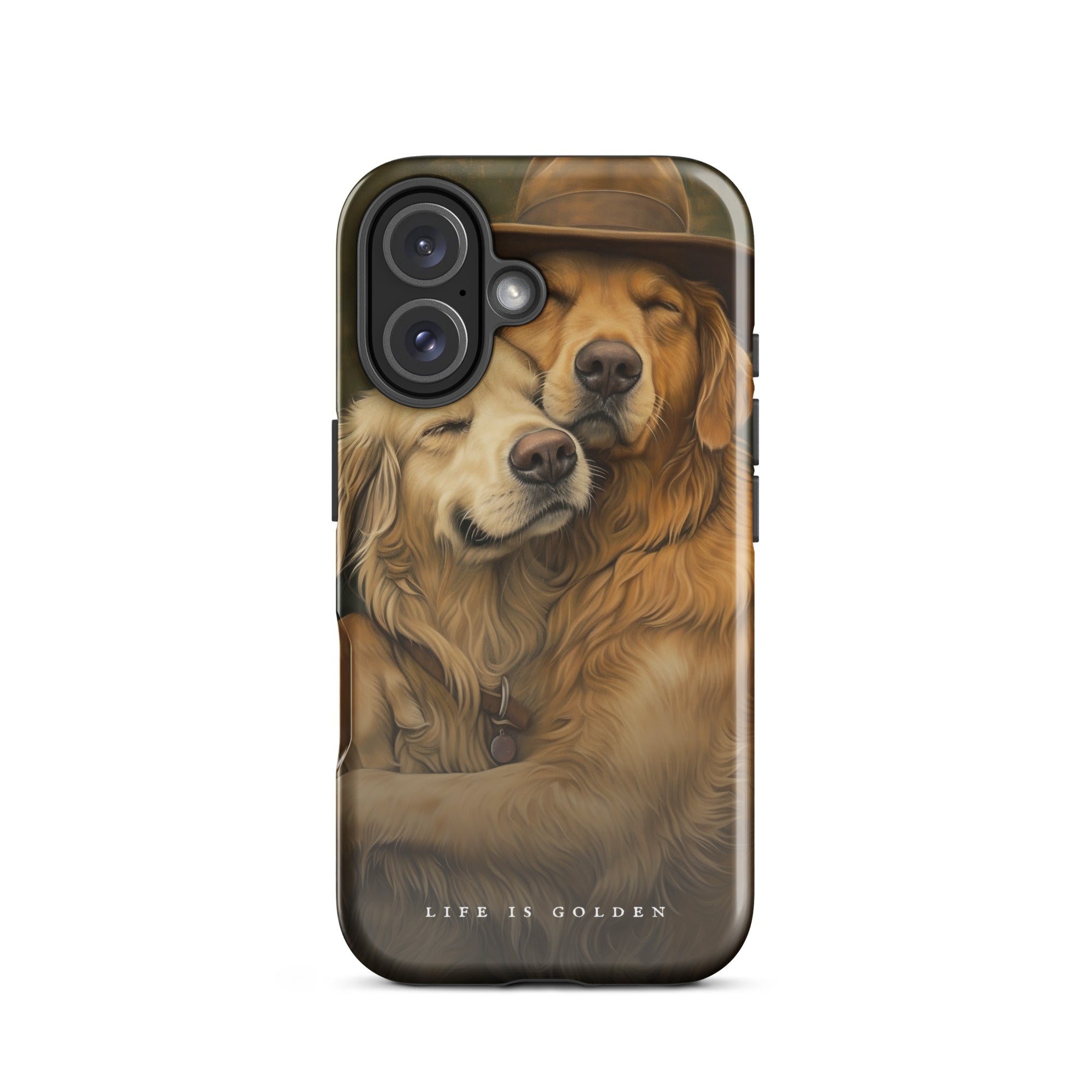 Hugging Goldens iPhone Case