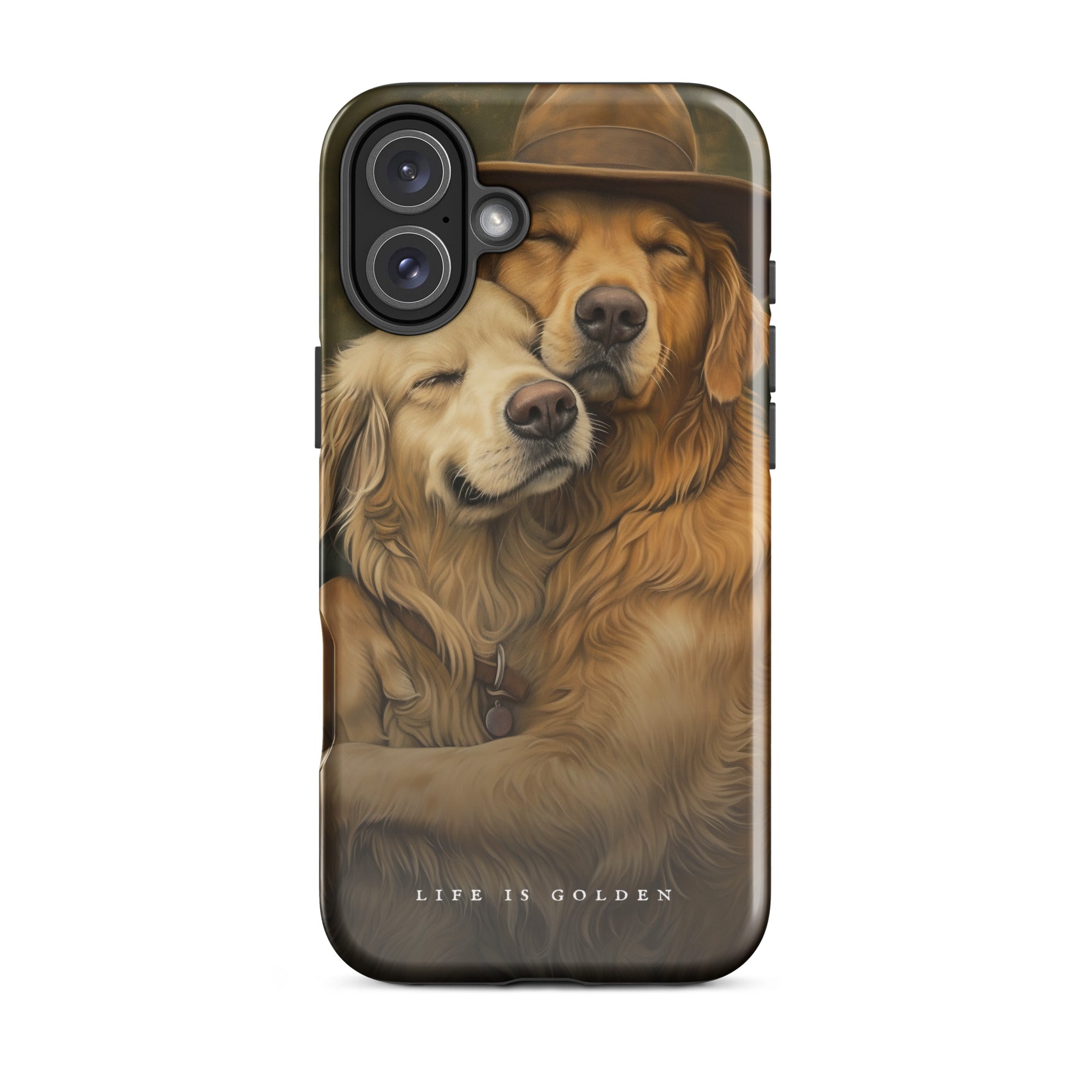 Hugging Goldens iPhone Case