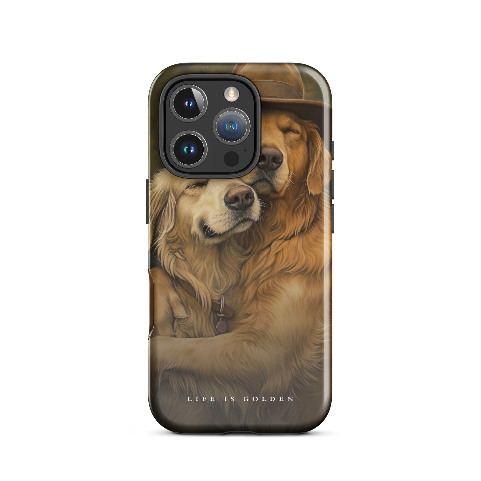 Hugging Goldens iPhone Case