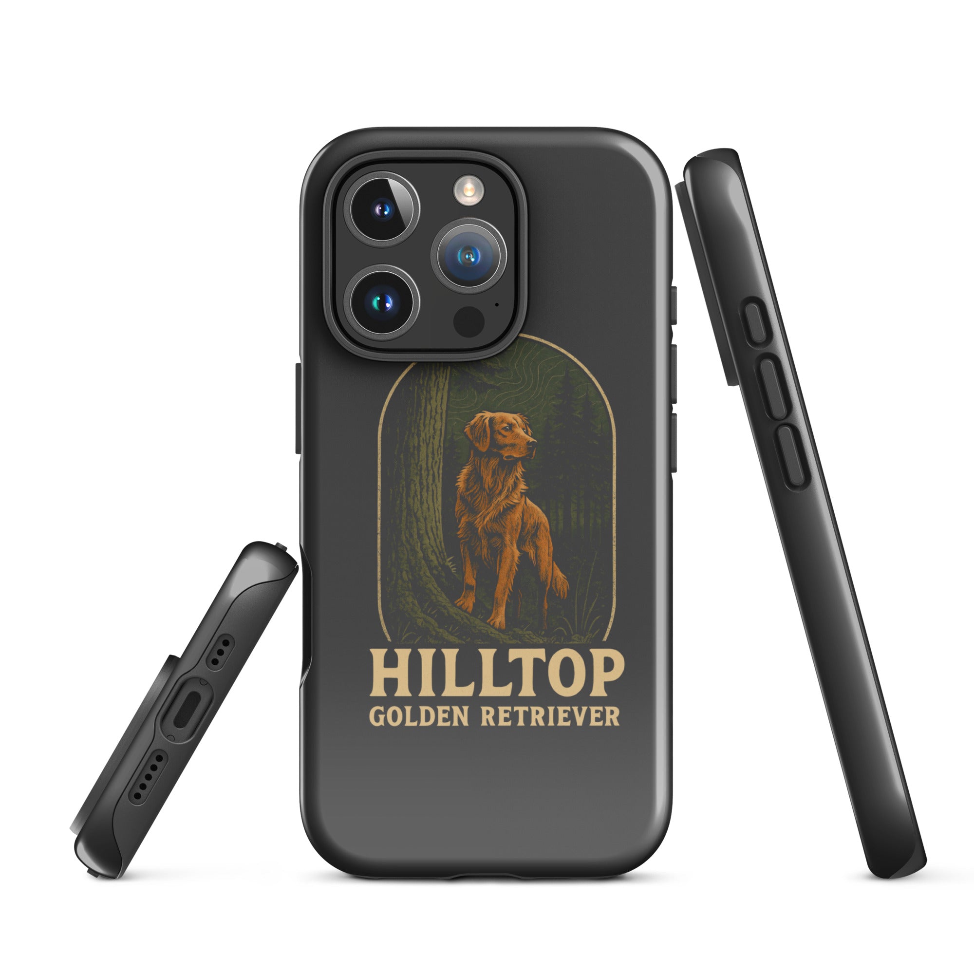 Hilltop Golden Retriever Tough Case for iPhone®
