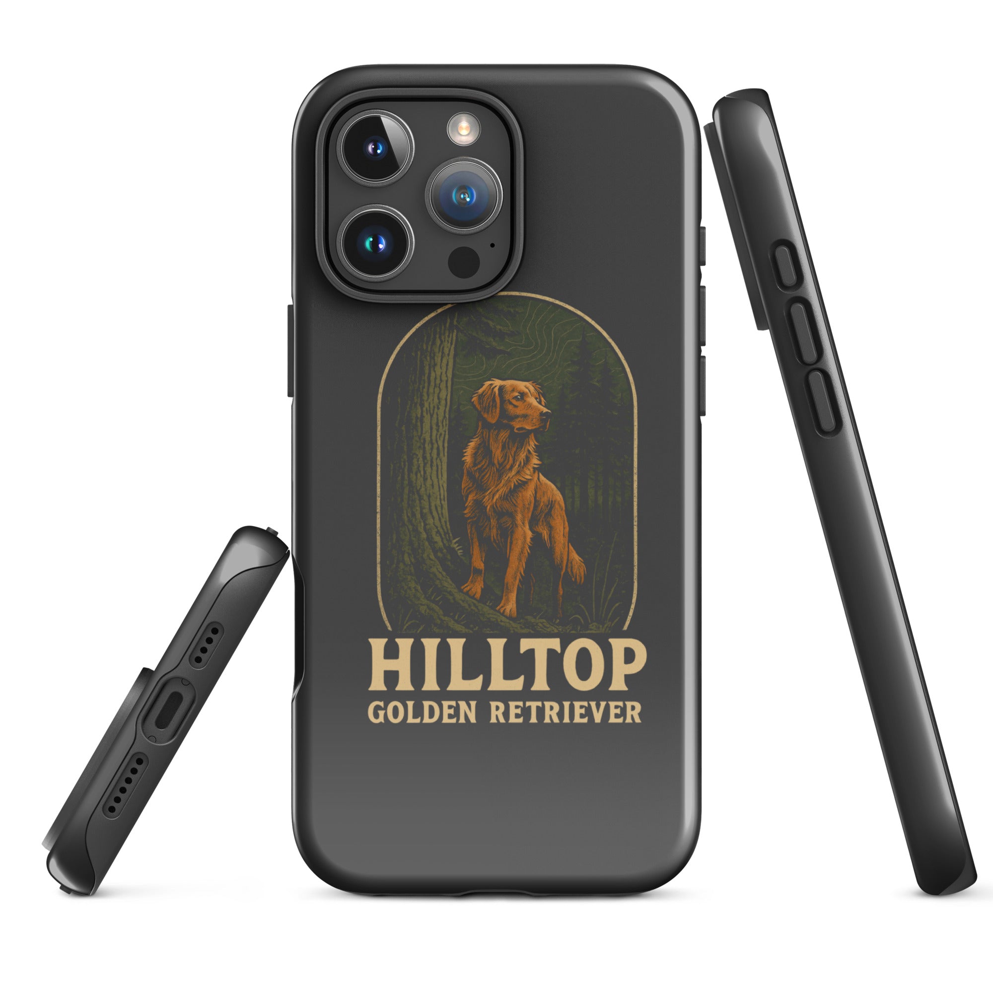Hilltop Golden Retriever Tough Case for iPhone®