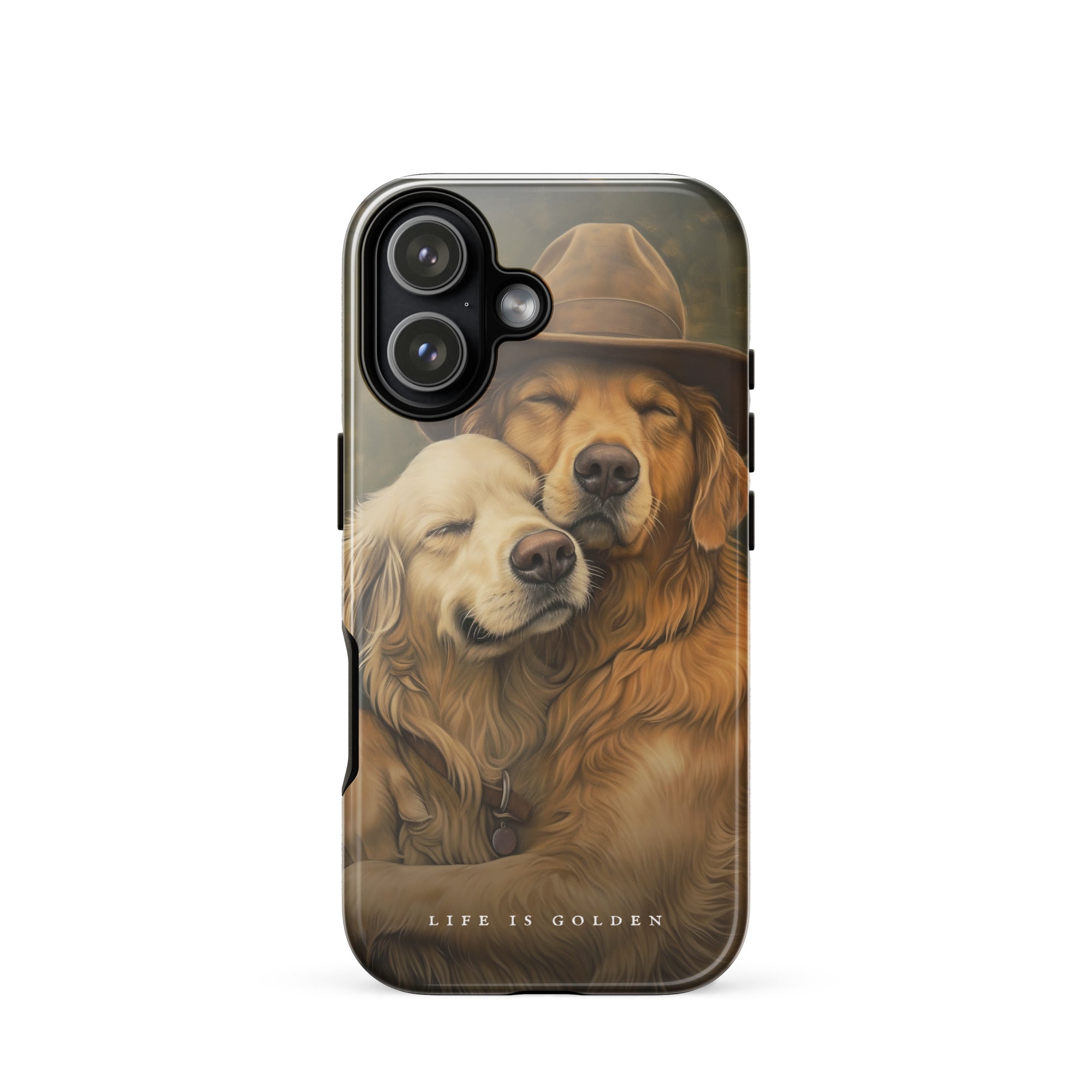 Hugging Goldens iPhone Case