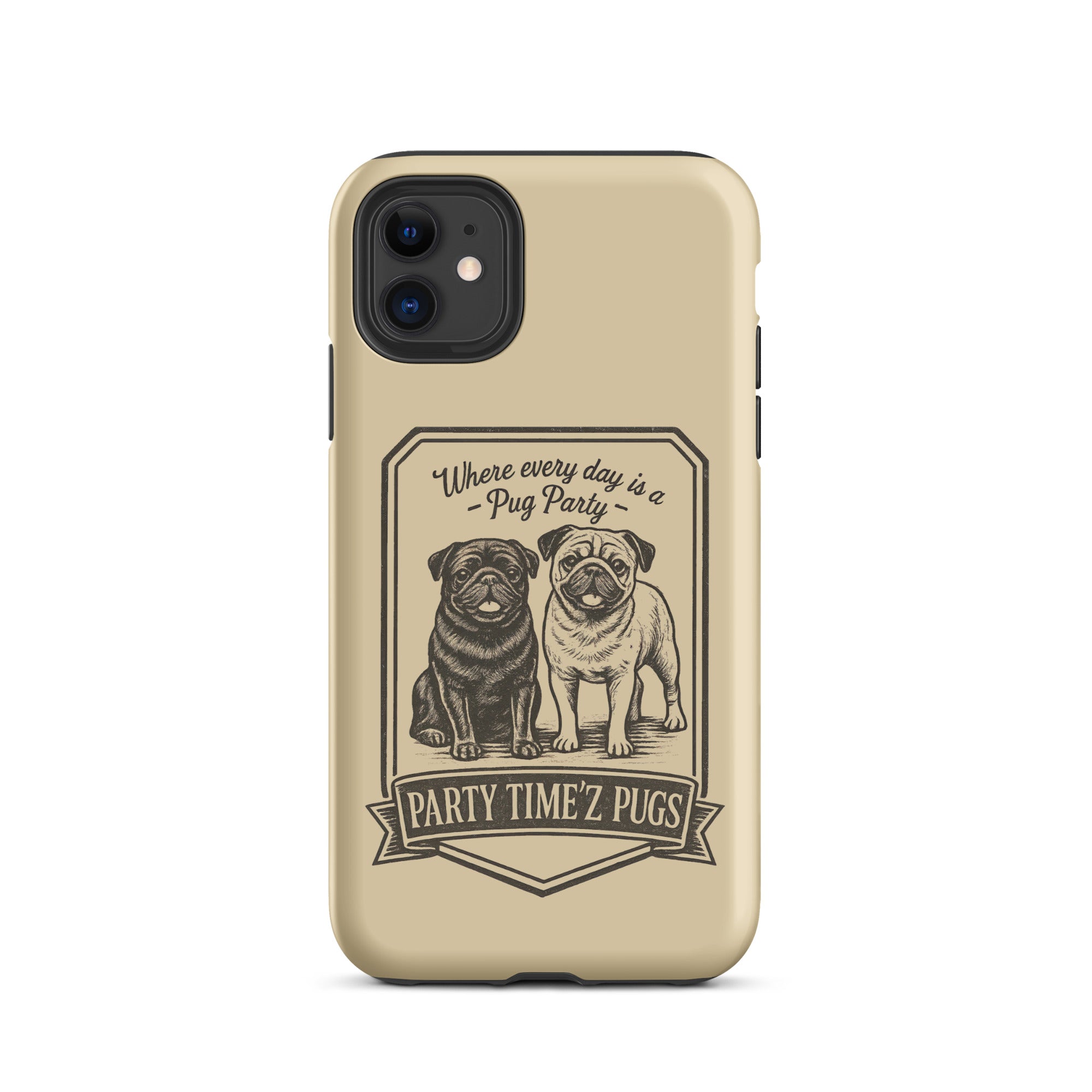 Party Time'Z Pugs Tough Case for iPhone®