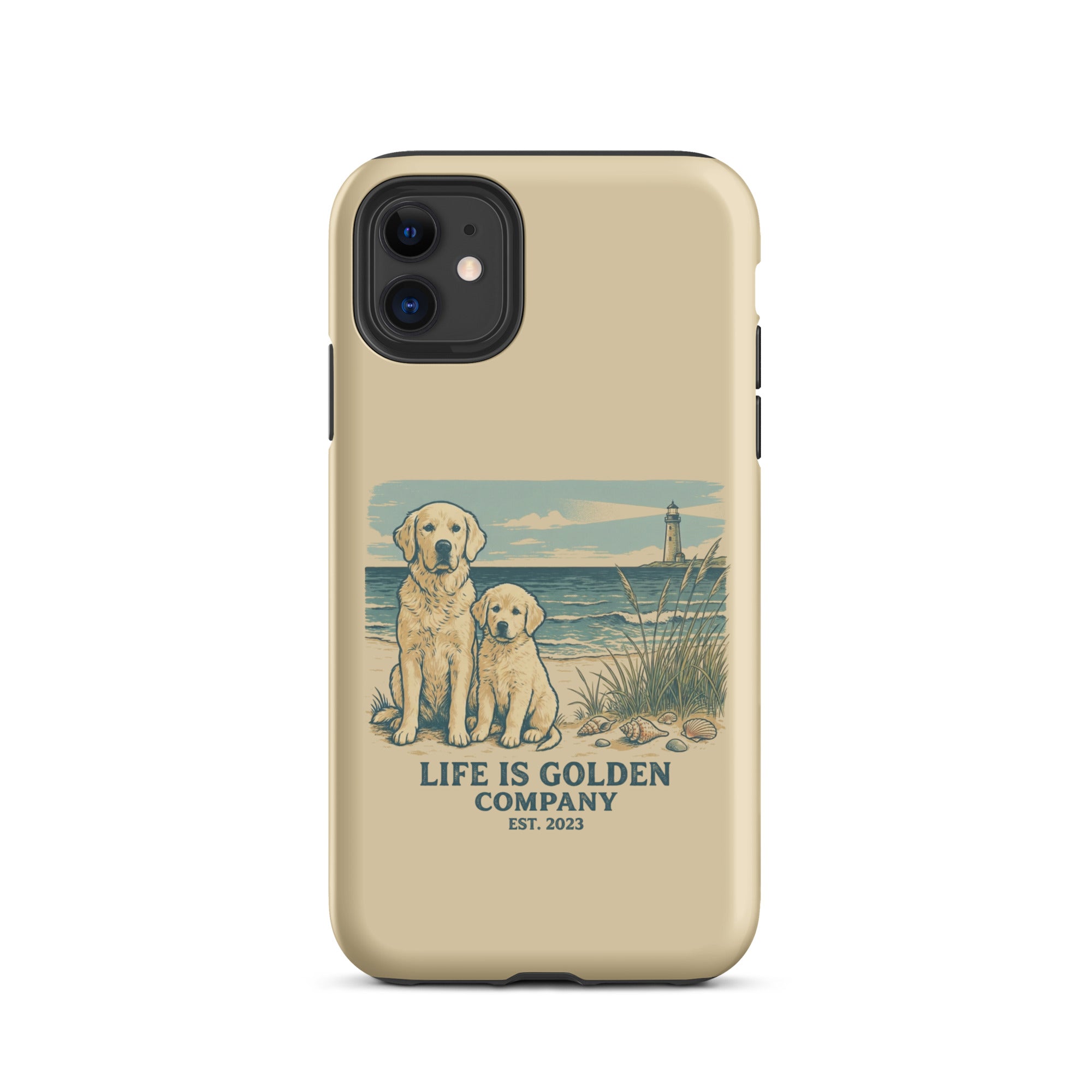 Beach Day Pups Tough Case for iPhone®
