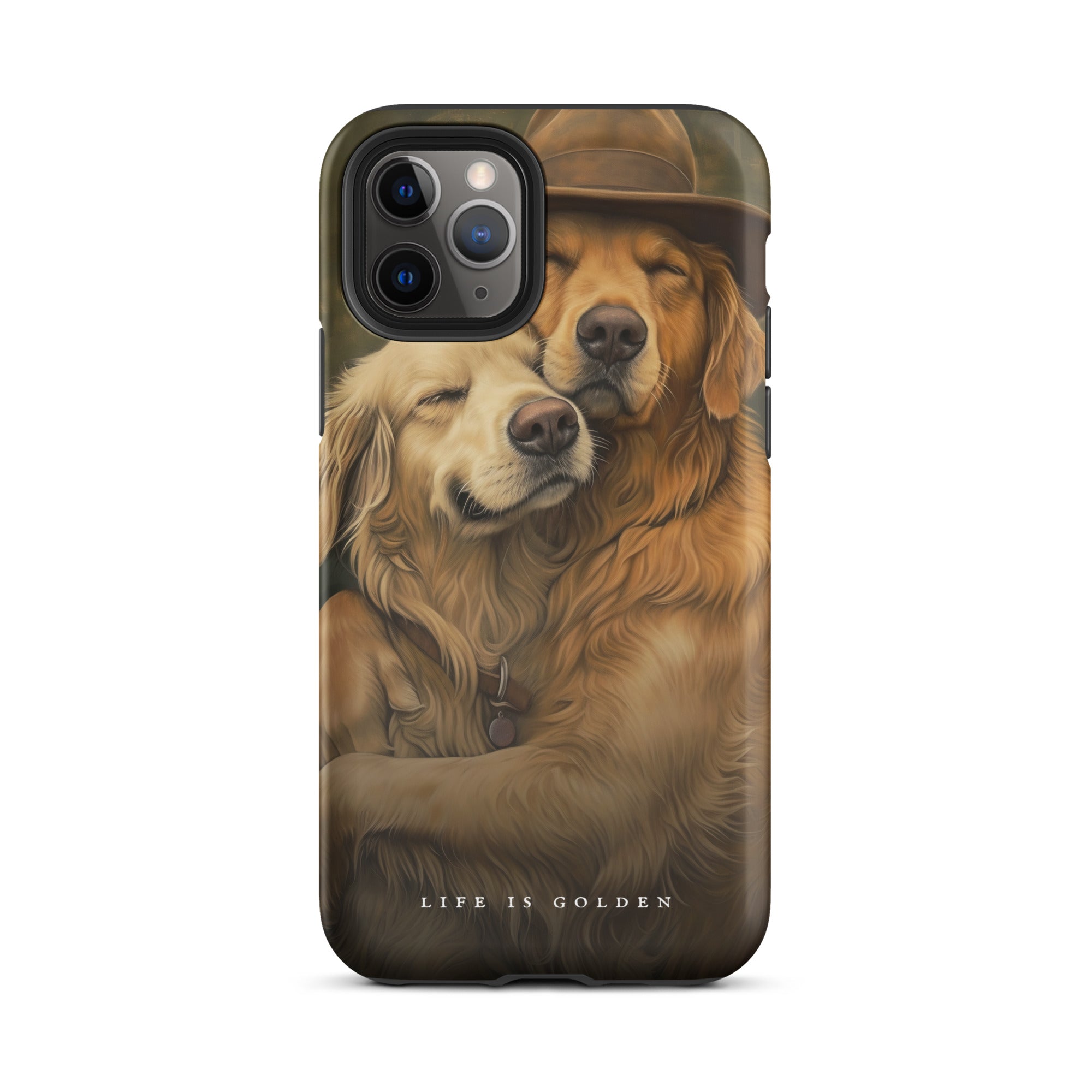 Hugging Goldens iPhone Case