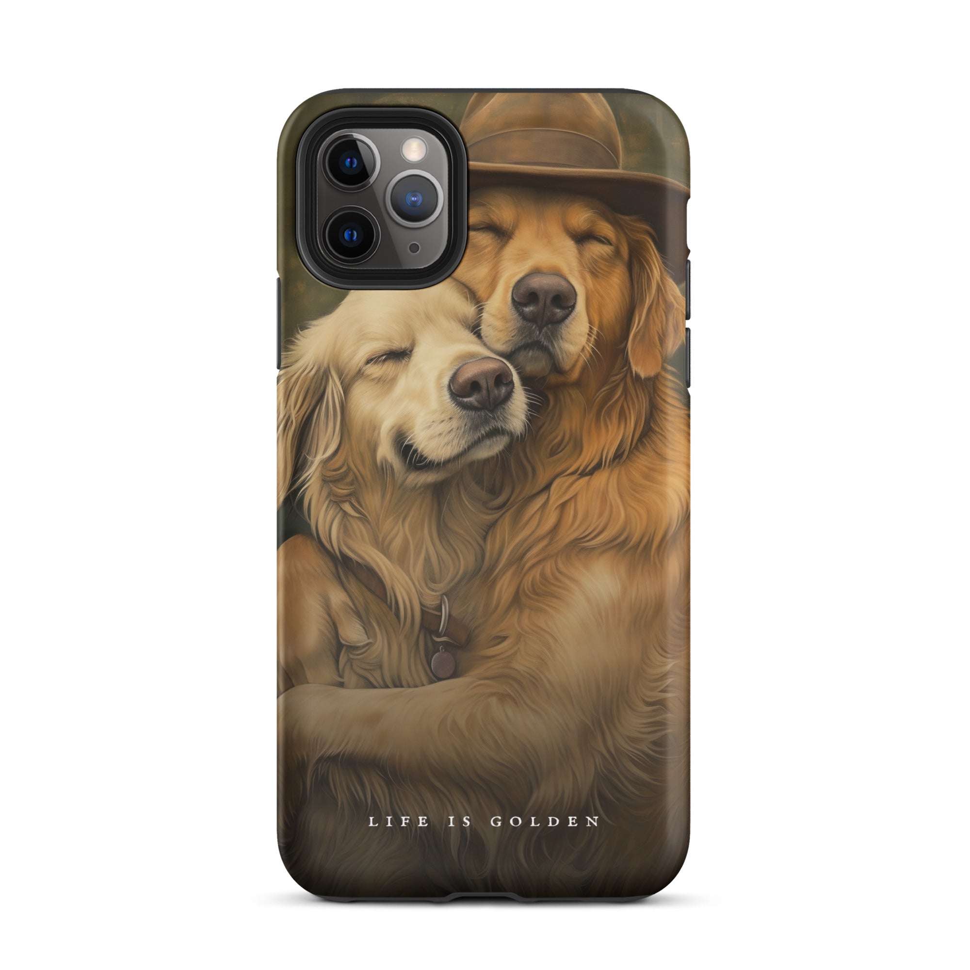 Hugging Goldens iPhone Case