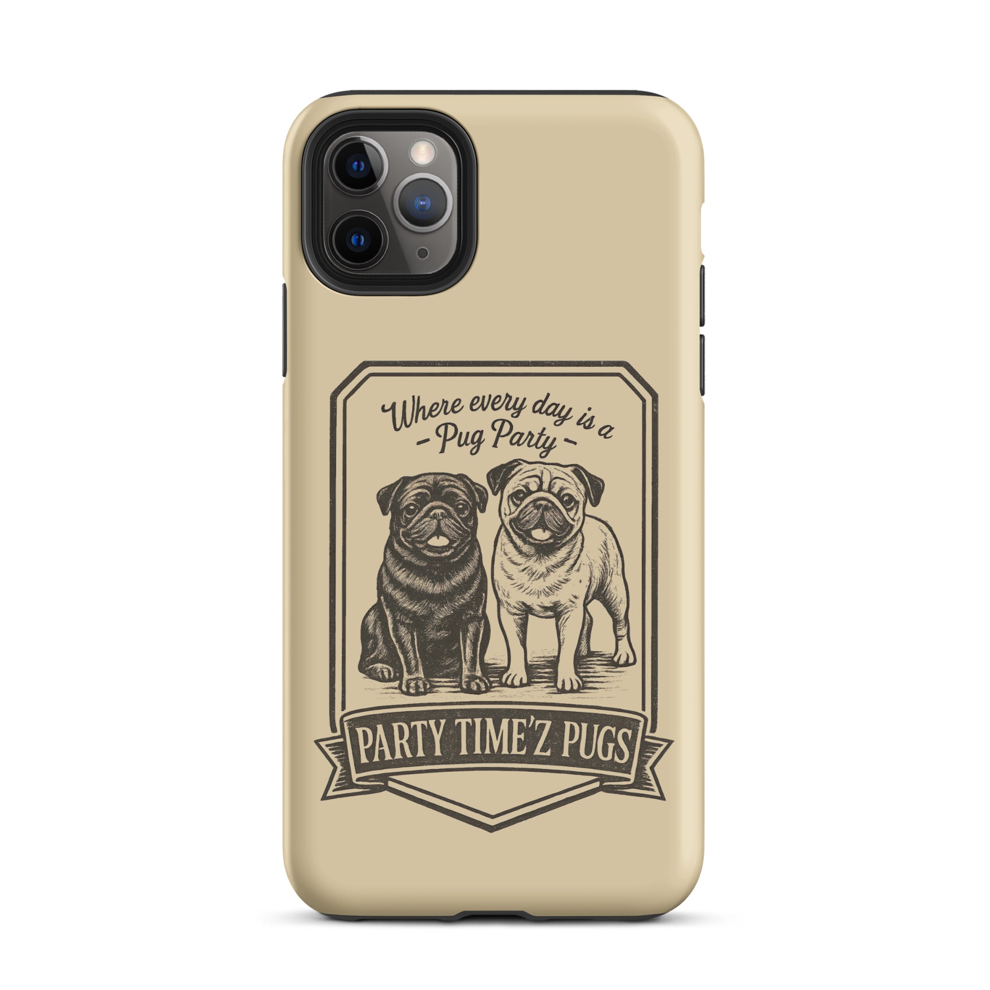 Party Time'Z Pugs Tough Case for iPhone®