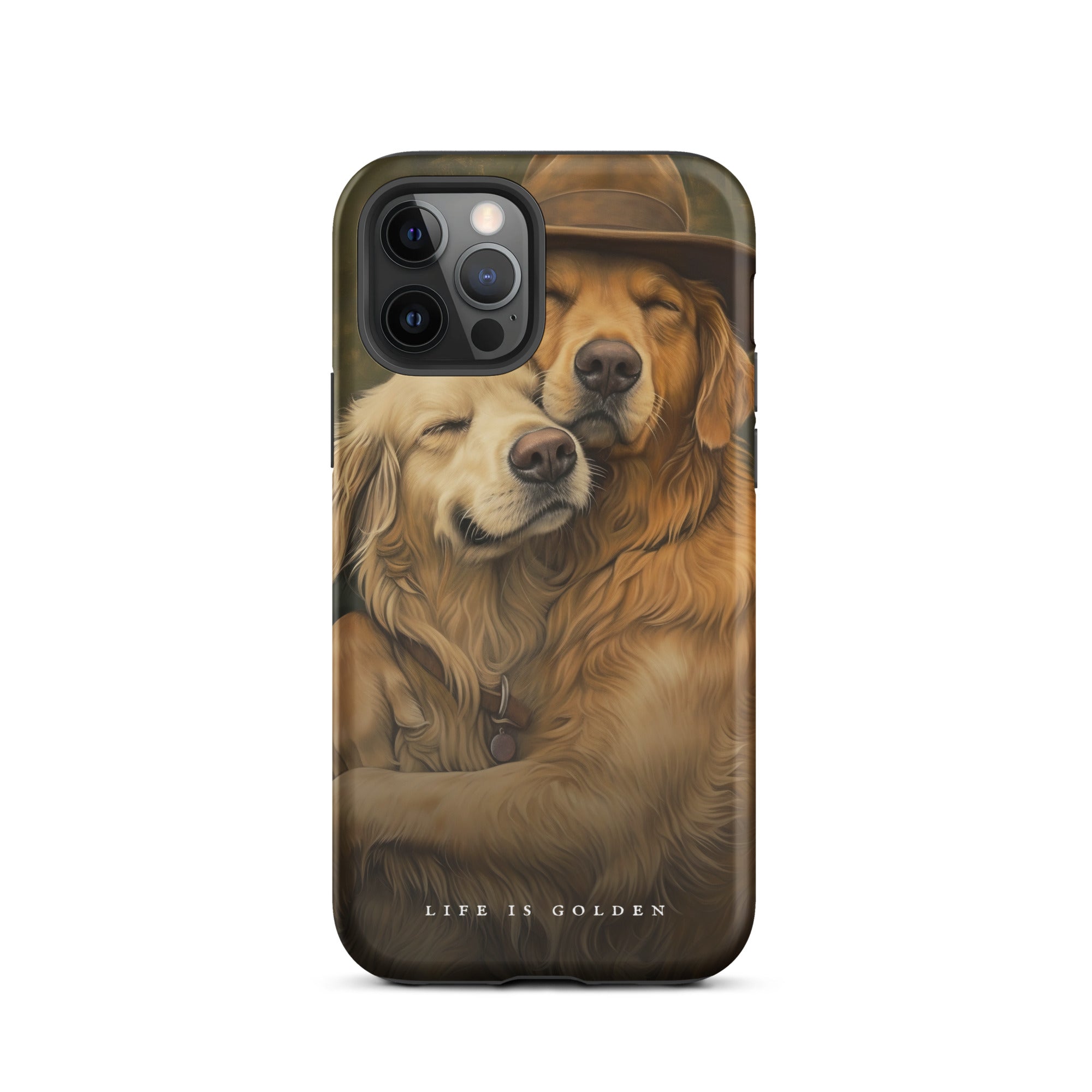 Hugging Goldens iPhone Case