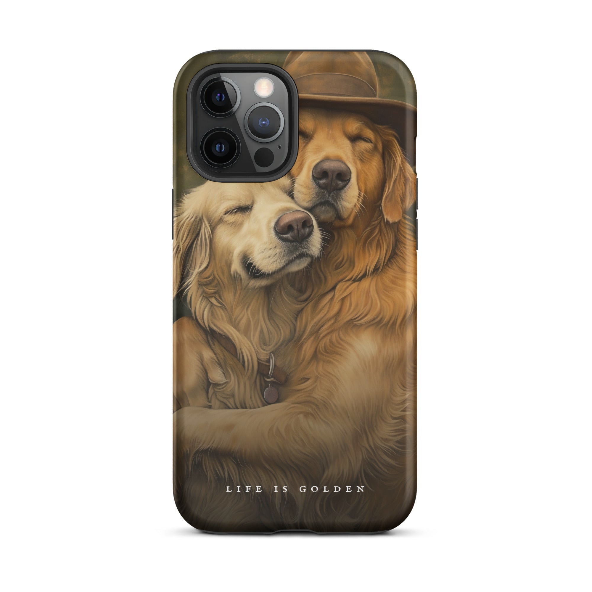 Hugging Goldens iPhone Case