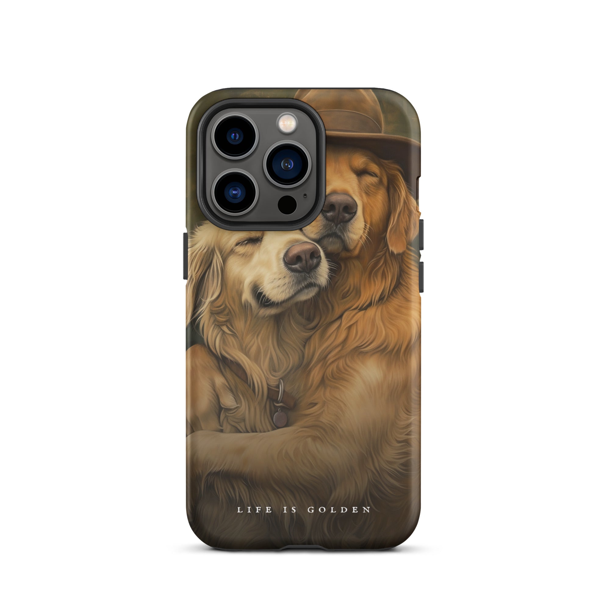 Hugging Goldens iPhone Case