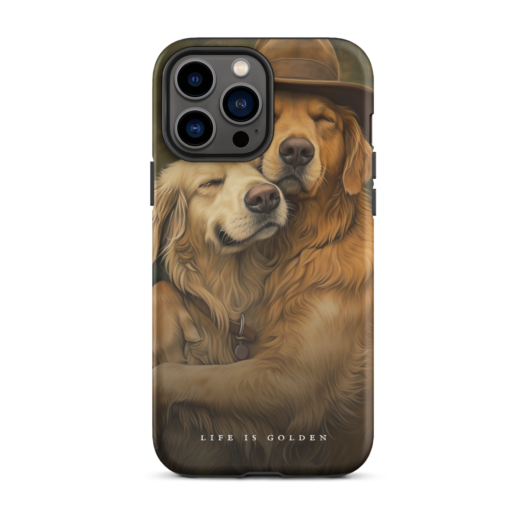 Hugging Goldens iPhone Case