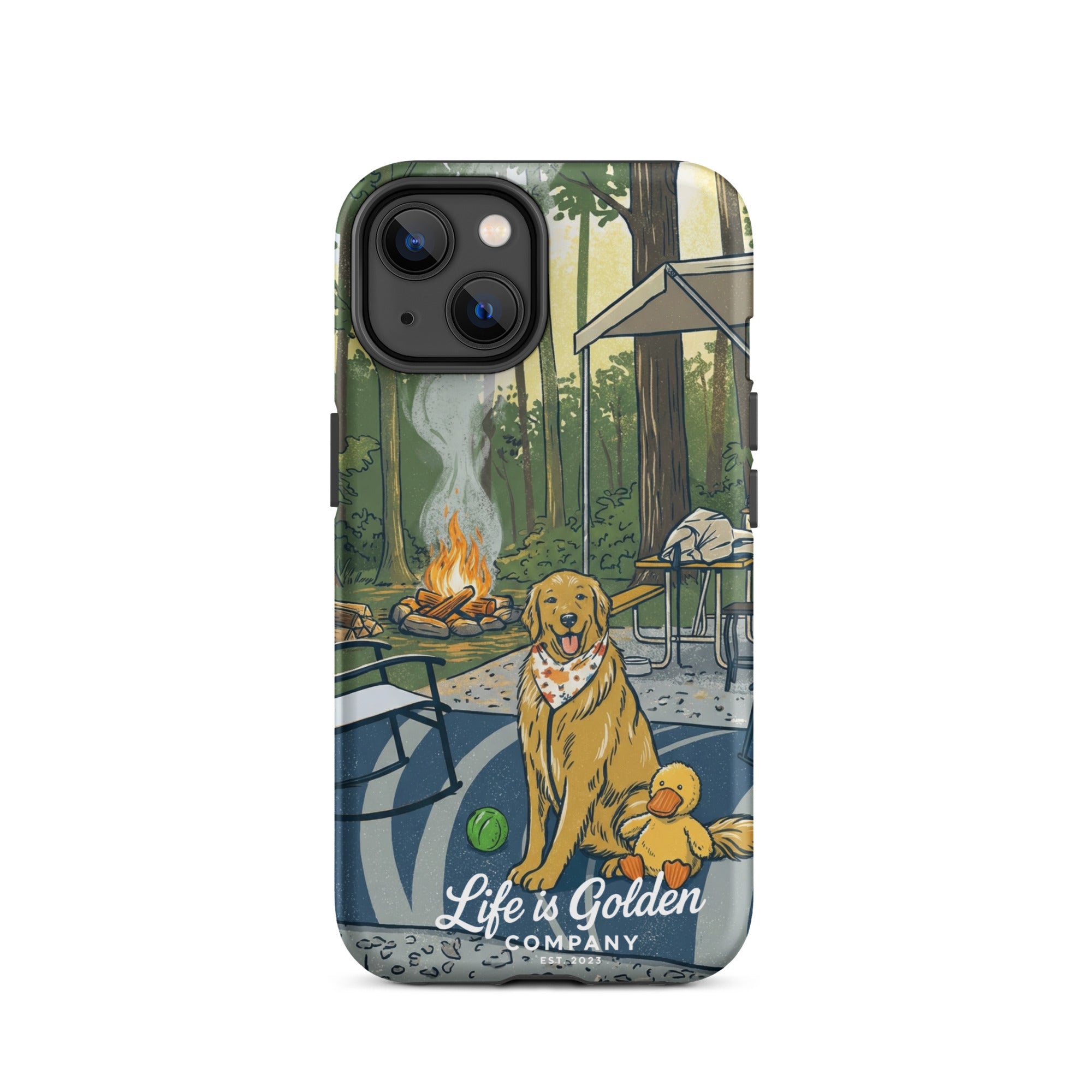 Playful Campsite Tough Case for iPhone®