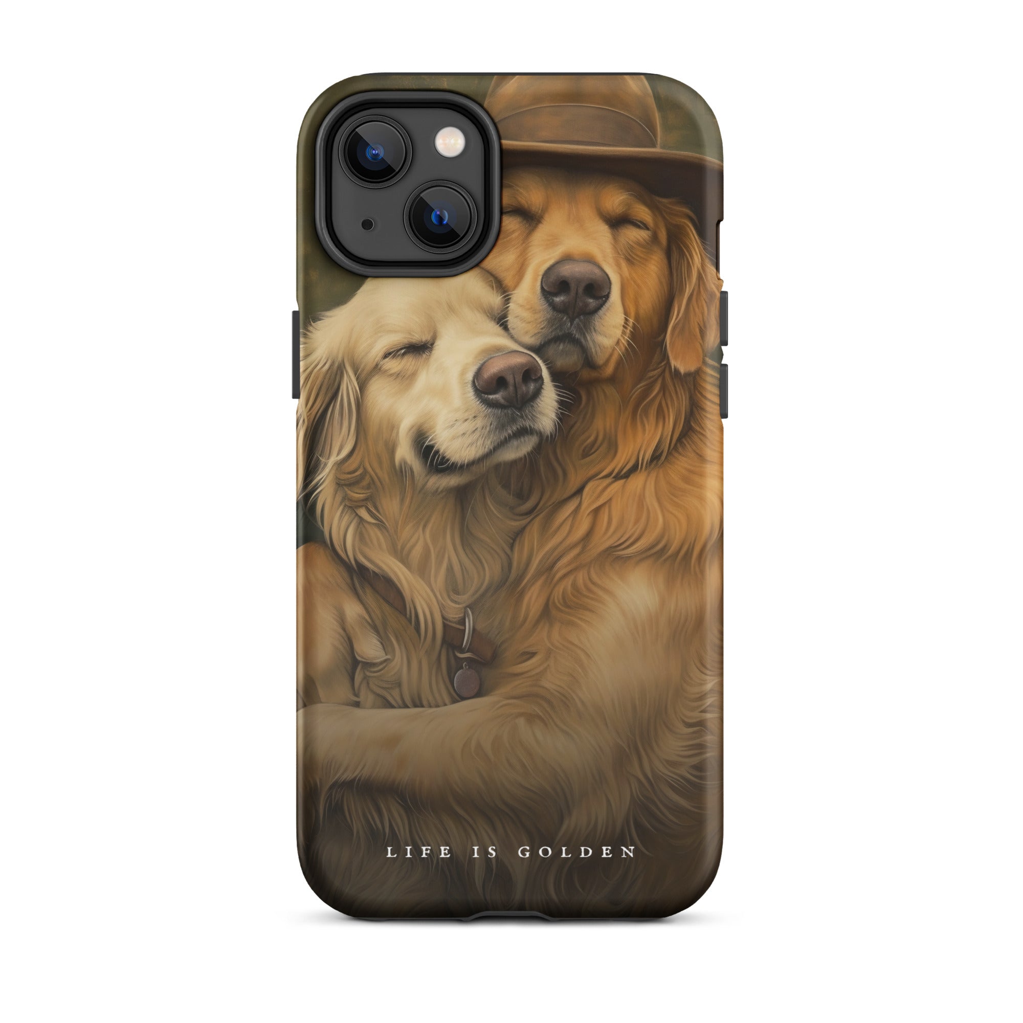 Hugging Goldens iPhone Case
