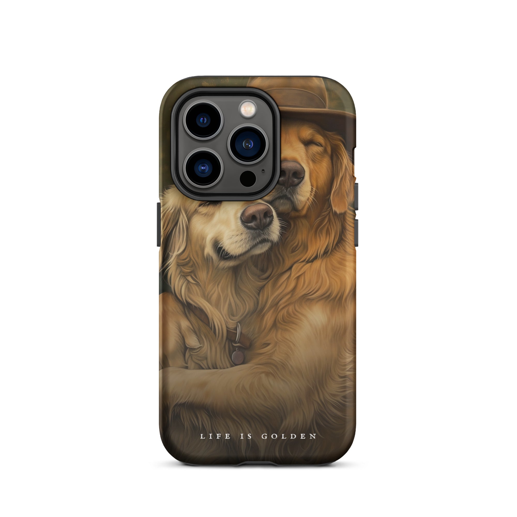 Hugging Goldens iPhone Case