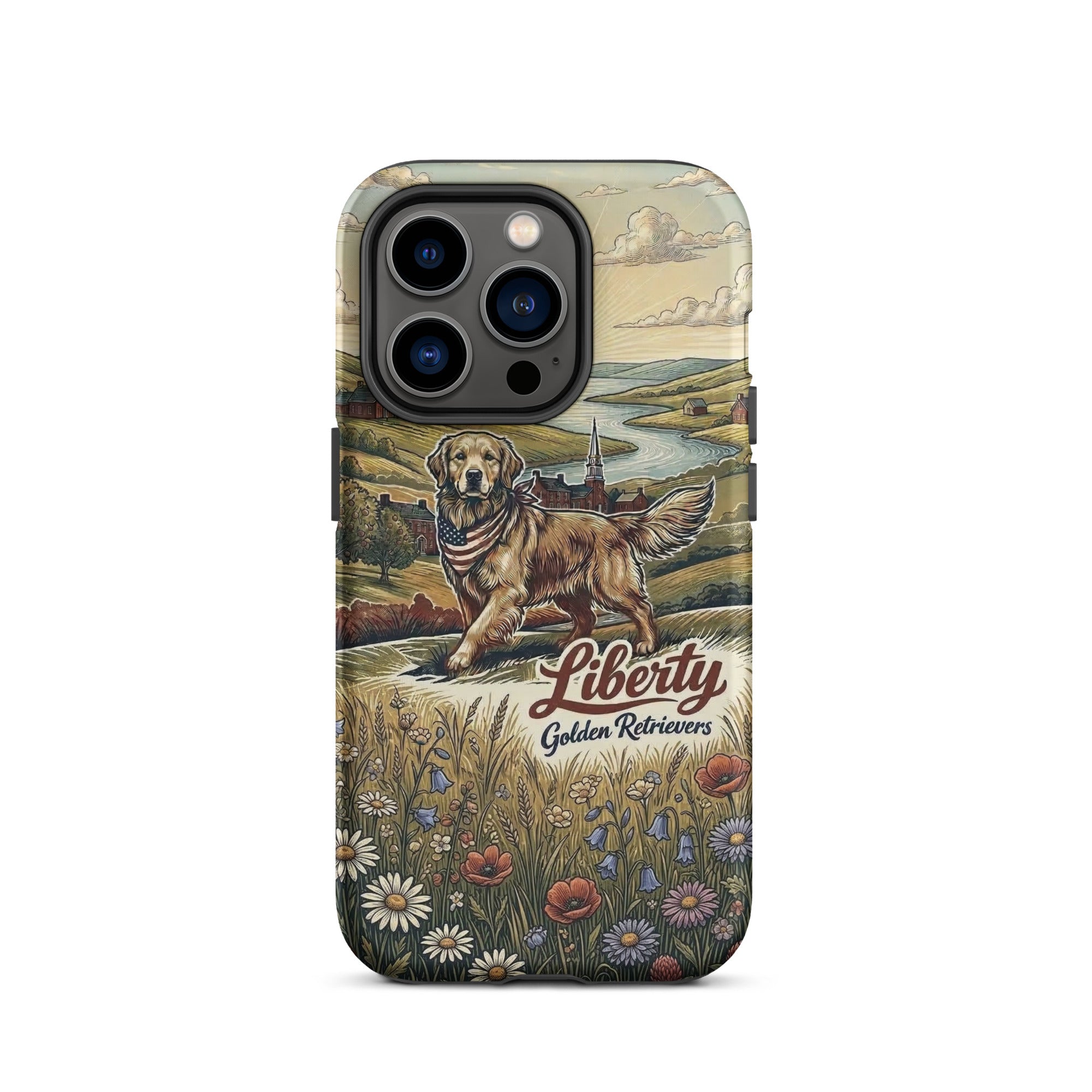 Liberty Golden Retrievers Tough Case for iPhone®