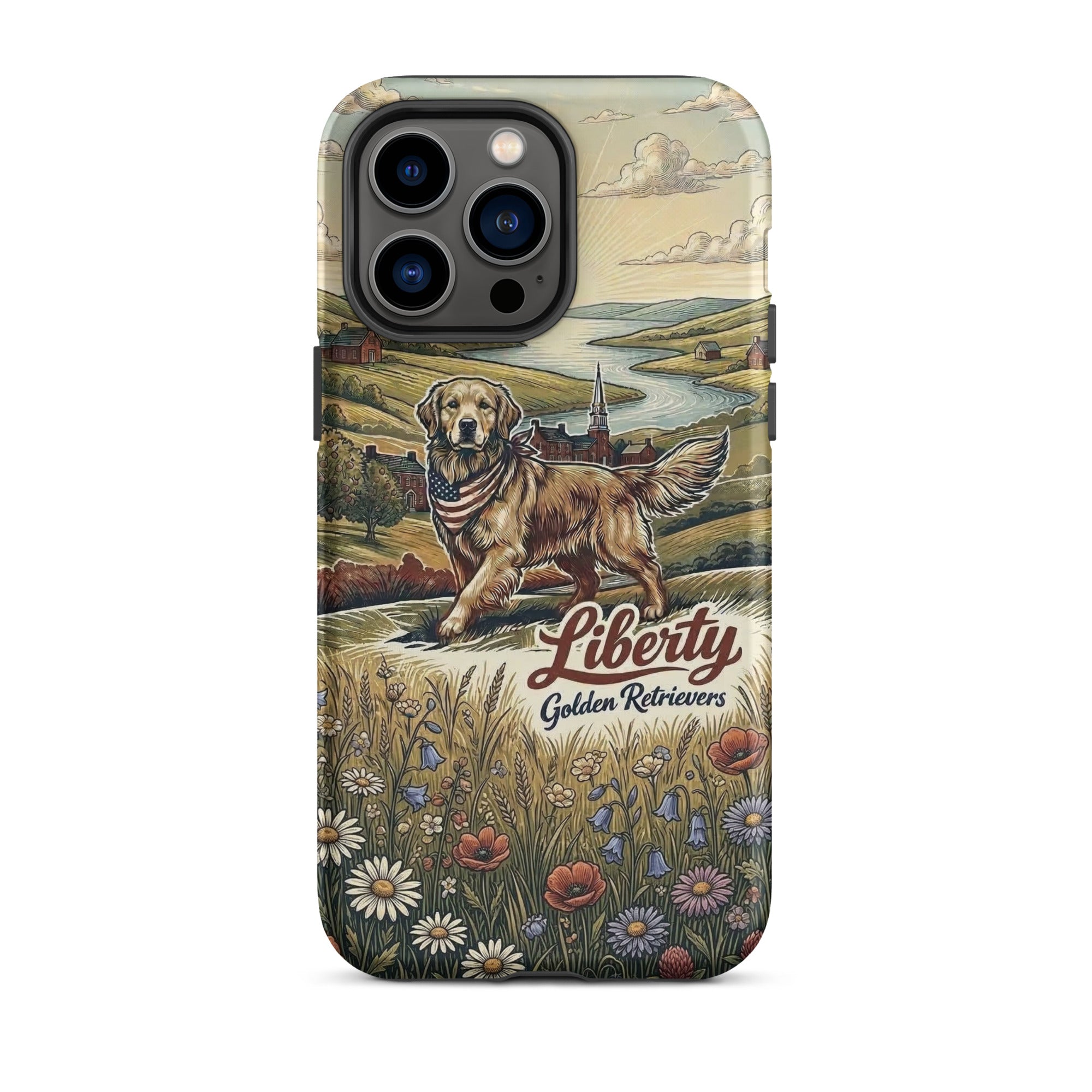 Liberty Golden Retrievers Tough Case for iPhone®