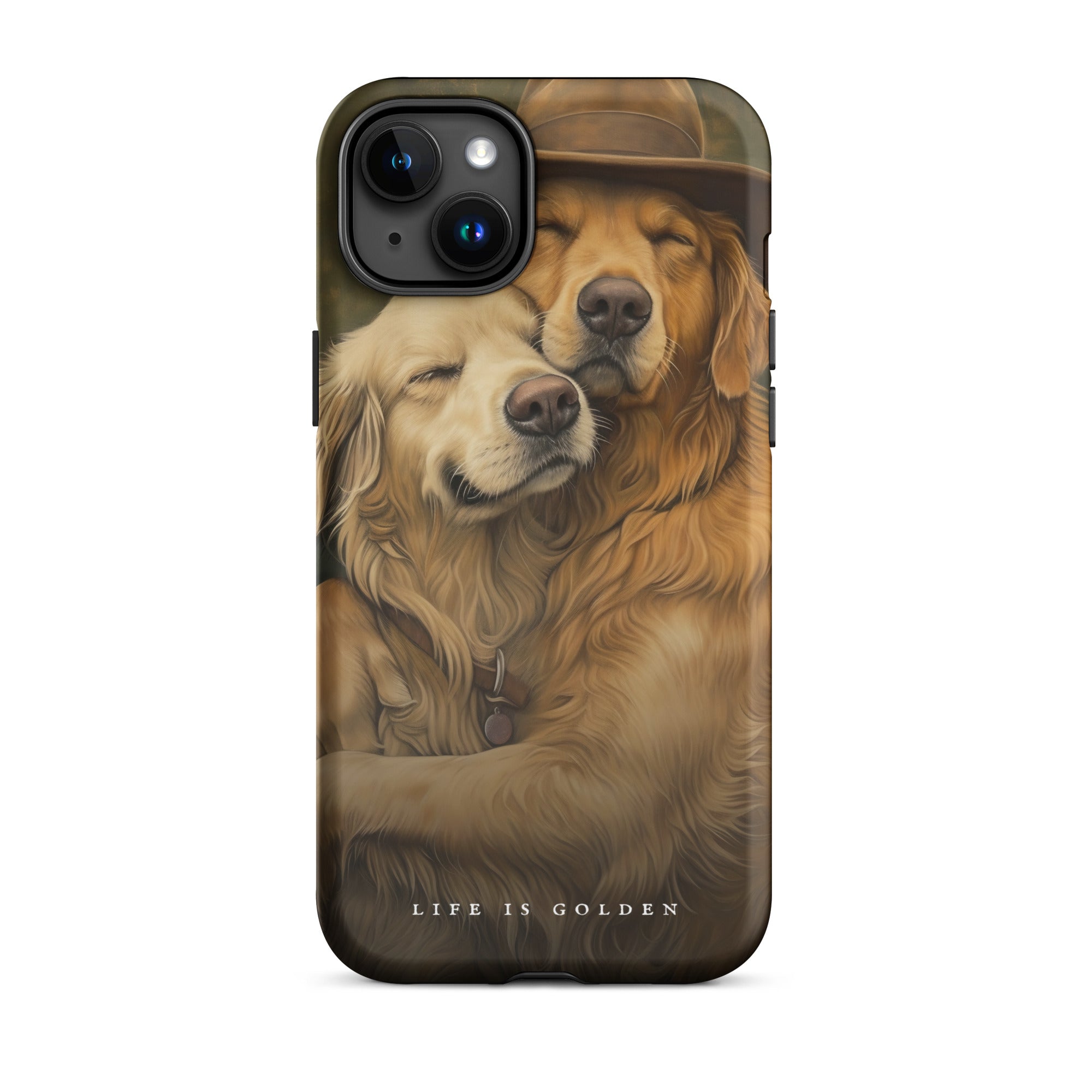 Hugging Goldens iPhone Case
