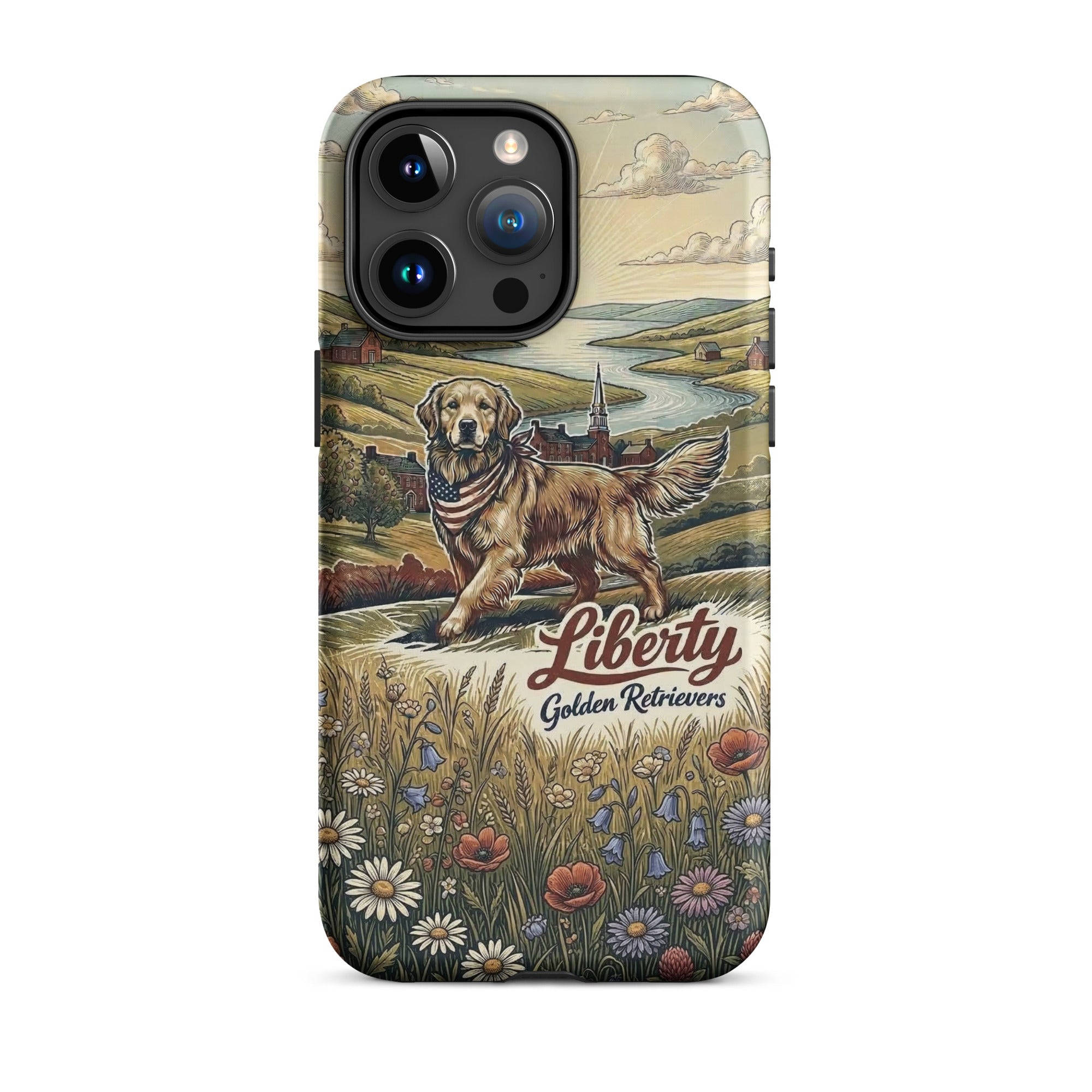 Liberty Golden Retrievers Tough Case for iPhone®