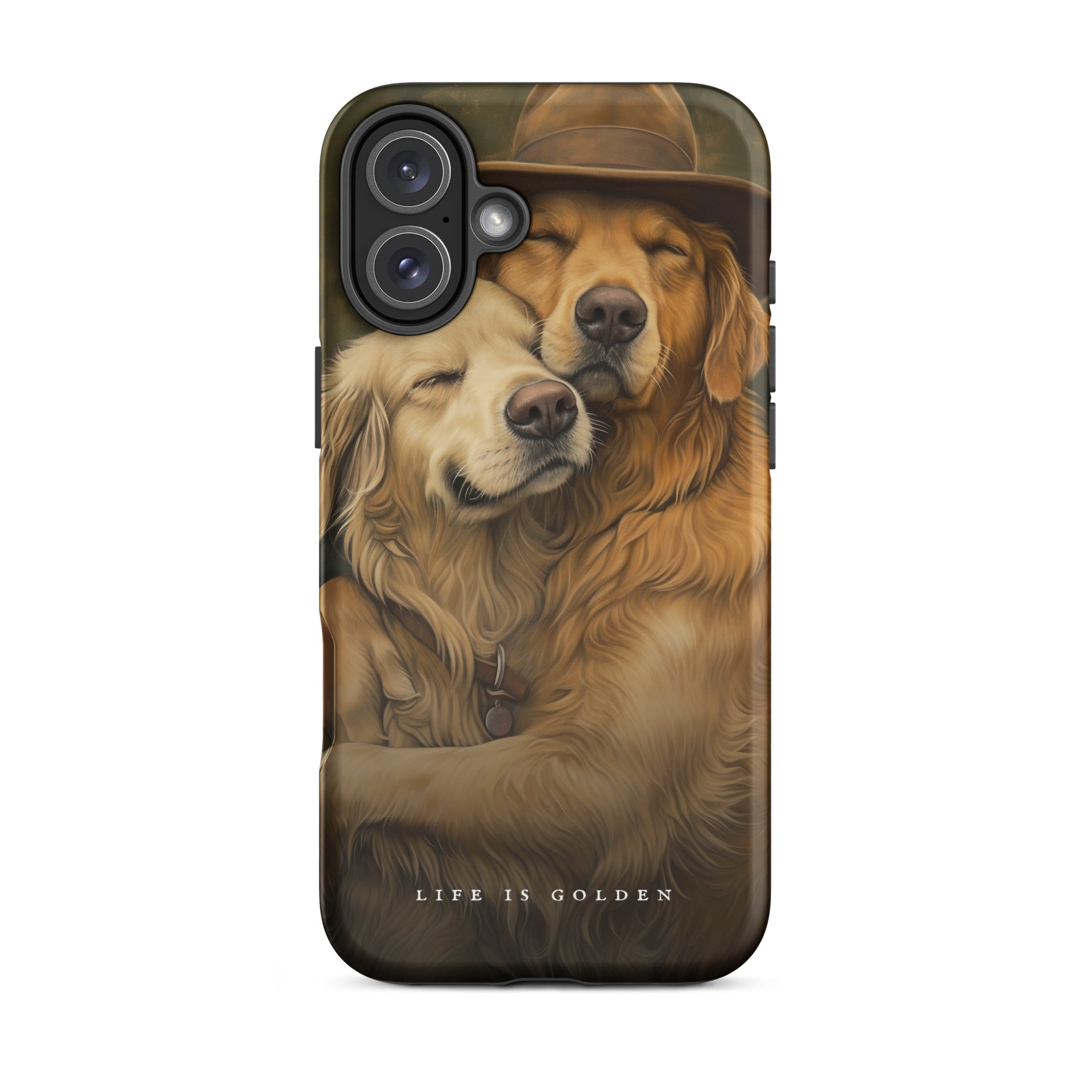 Hugging Goldens iPhone Case