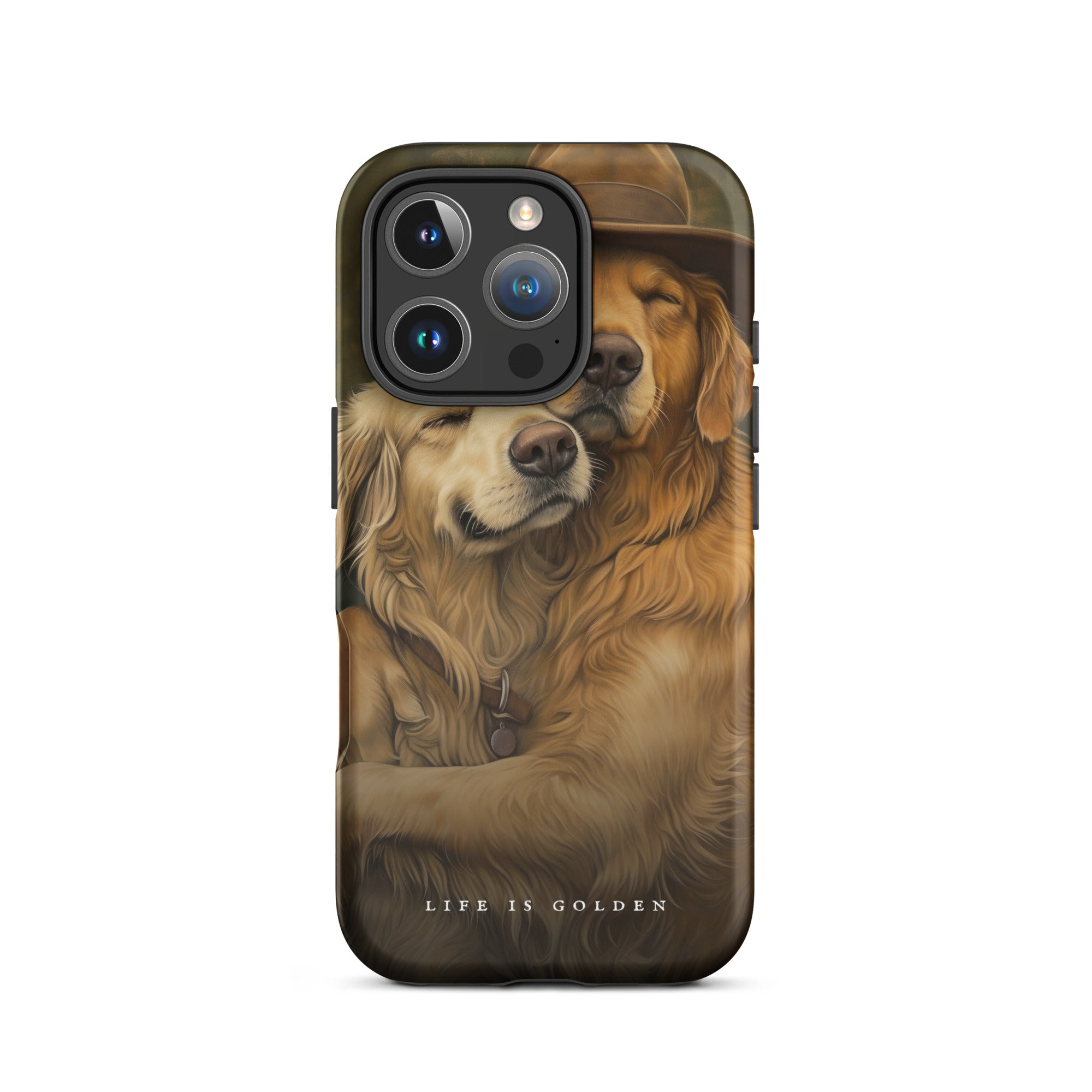 Hugging Goldens iPhone Case
