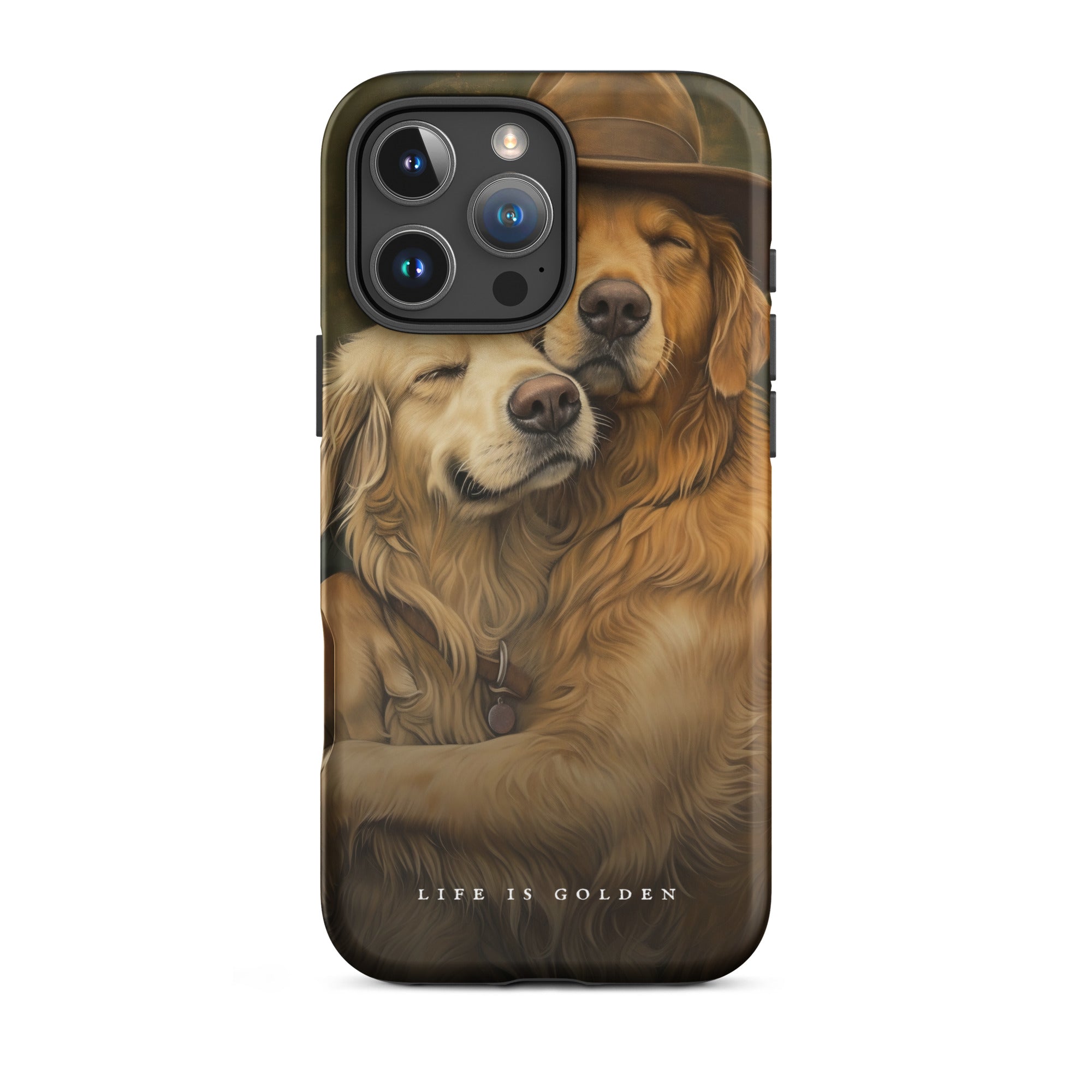 Hugging Goldens iPhone Case