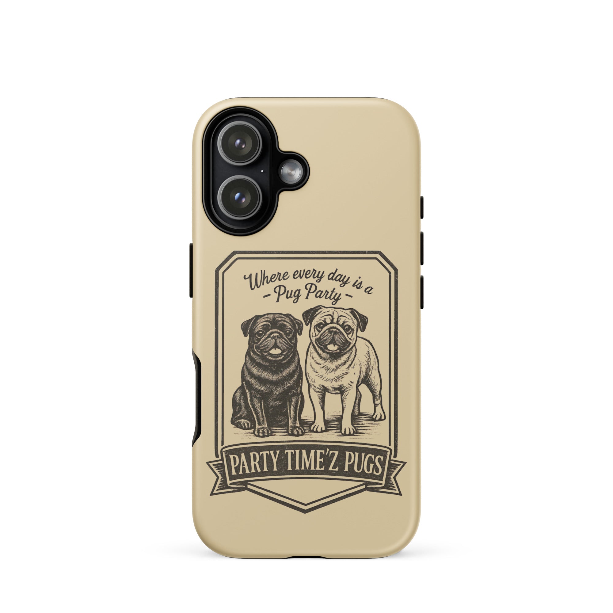 Party Time'Z Pugs Tough Case for iPhone®