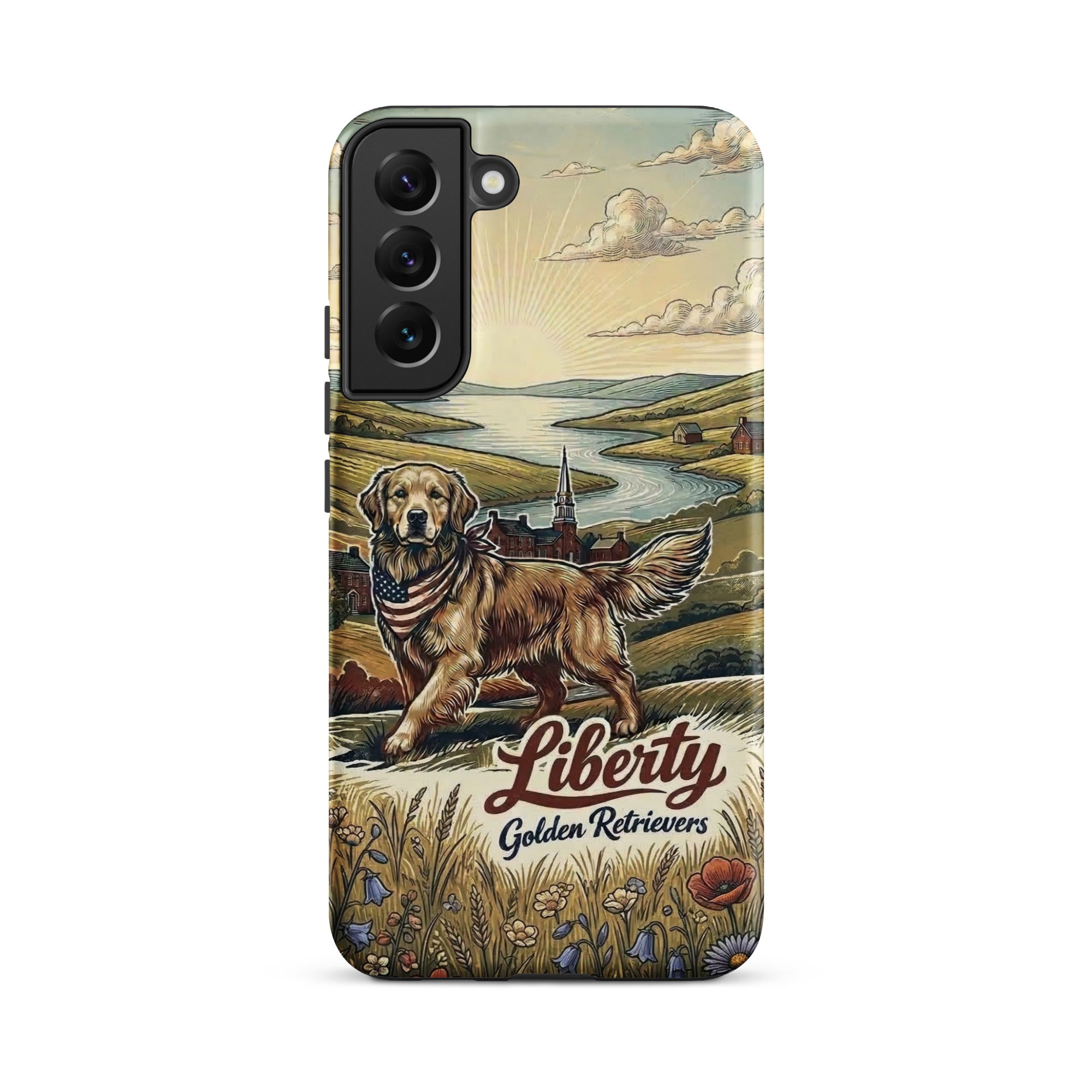 Liberty Golden Retrievers Tough case for Samsung®