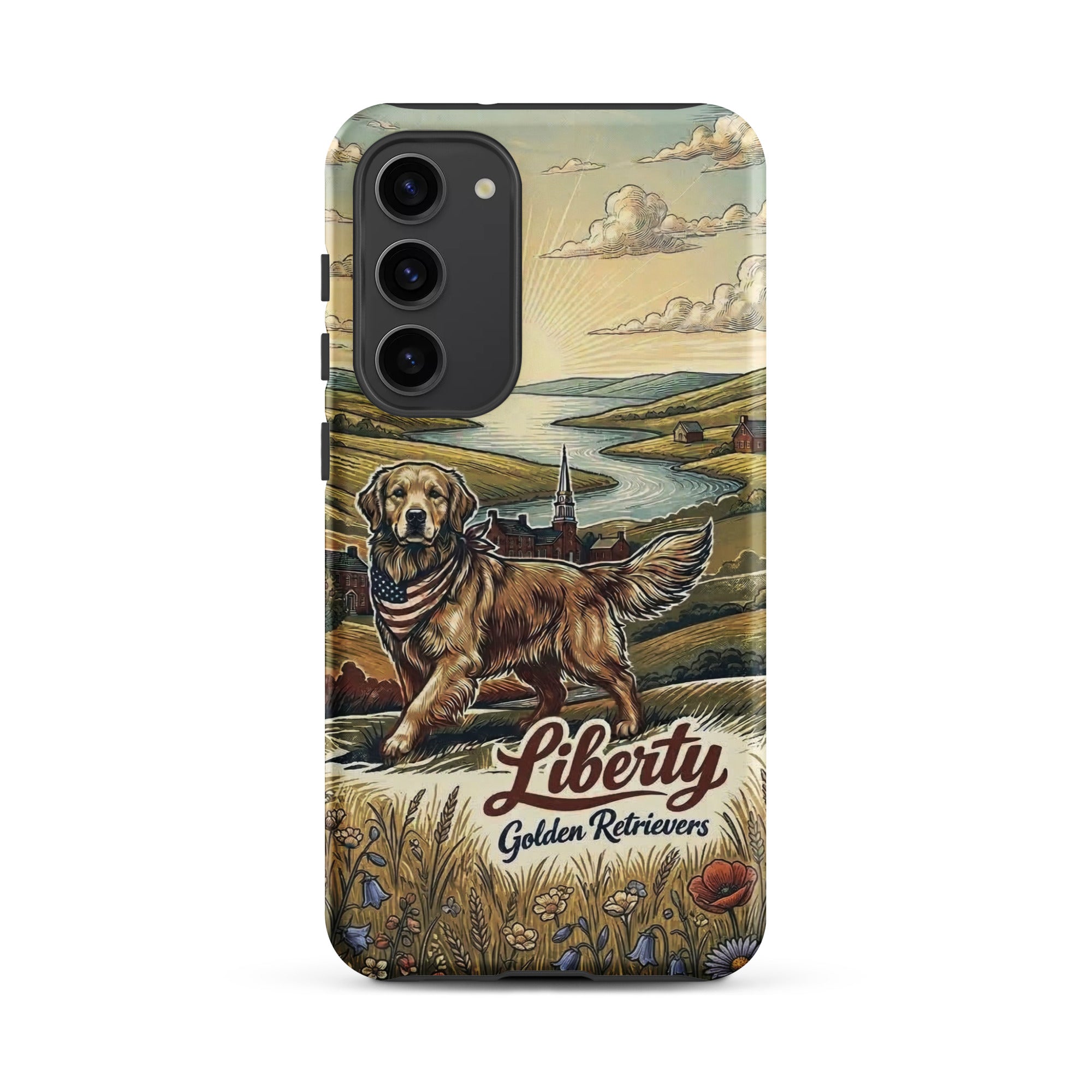 Liberty Golden Retrievers Tough case for Samsung®