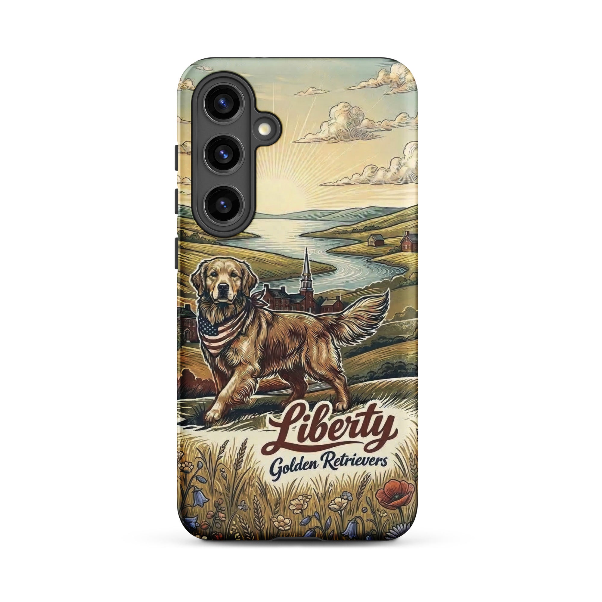 Liberty Golden Retrievers Tough case for Samsung®