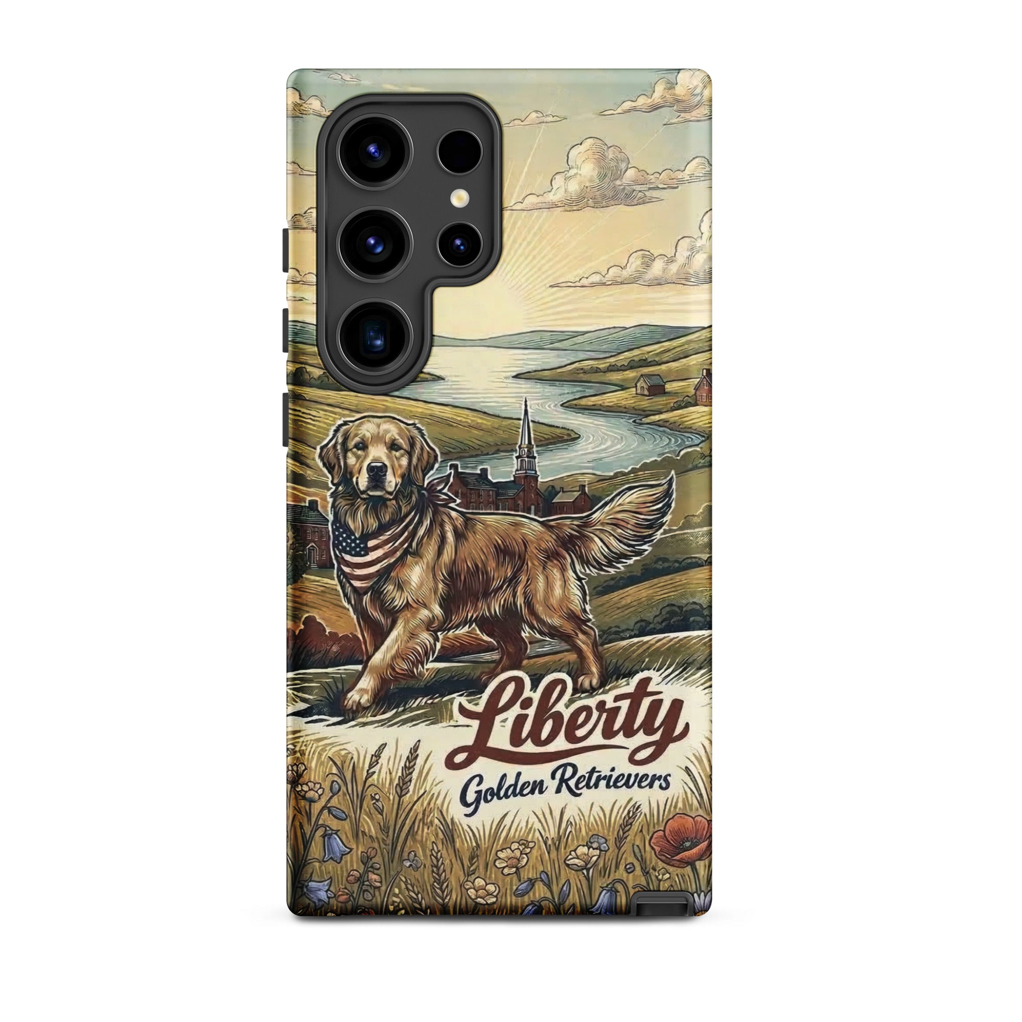 Liberty Golden Retrievers Tough case for Samsung®