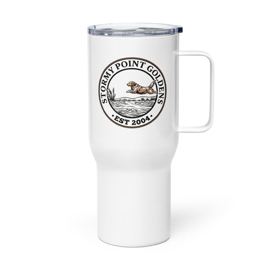 Stormy Point Travel mug with a handle