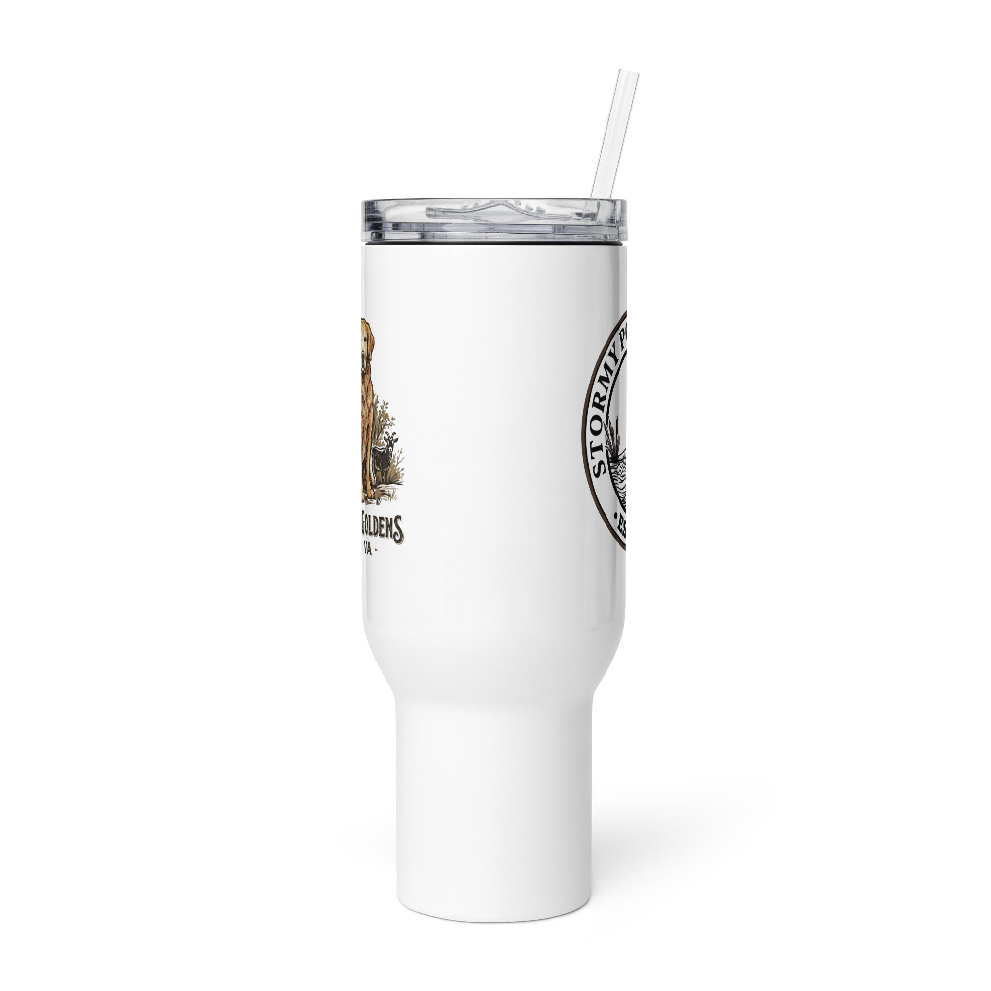 Stormy Point Travel mug with a handle