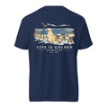 Winter Bird Count Heavyweight Tee — True Navy