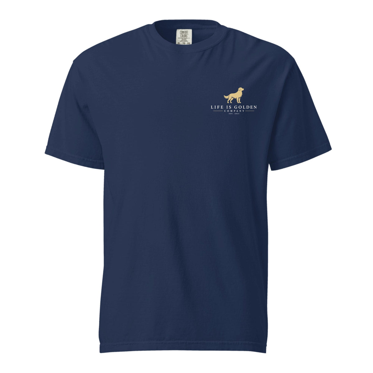 Kit Manager Heavyweight Tee — True Navy (front)