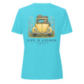 The Wildflower Detour Women's V-Neck — Turquoise