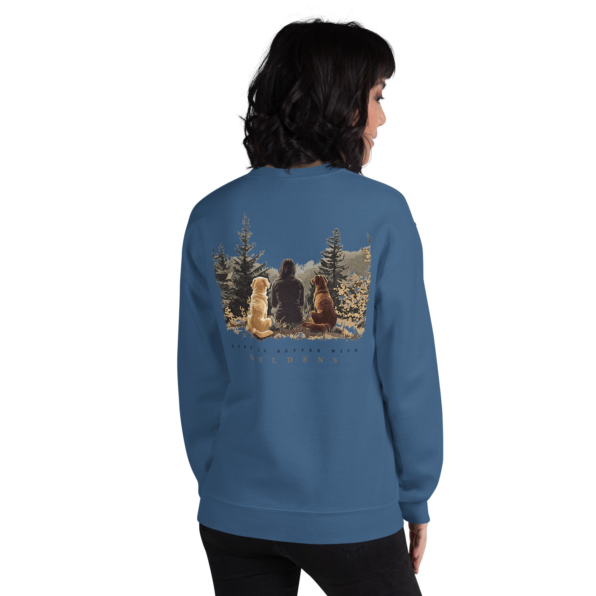 Life's Better With Goldens Crew Neck