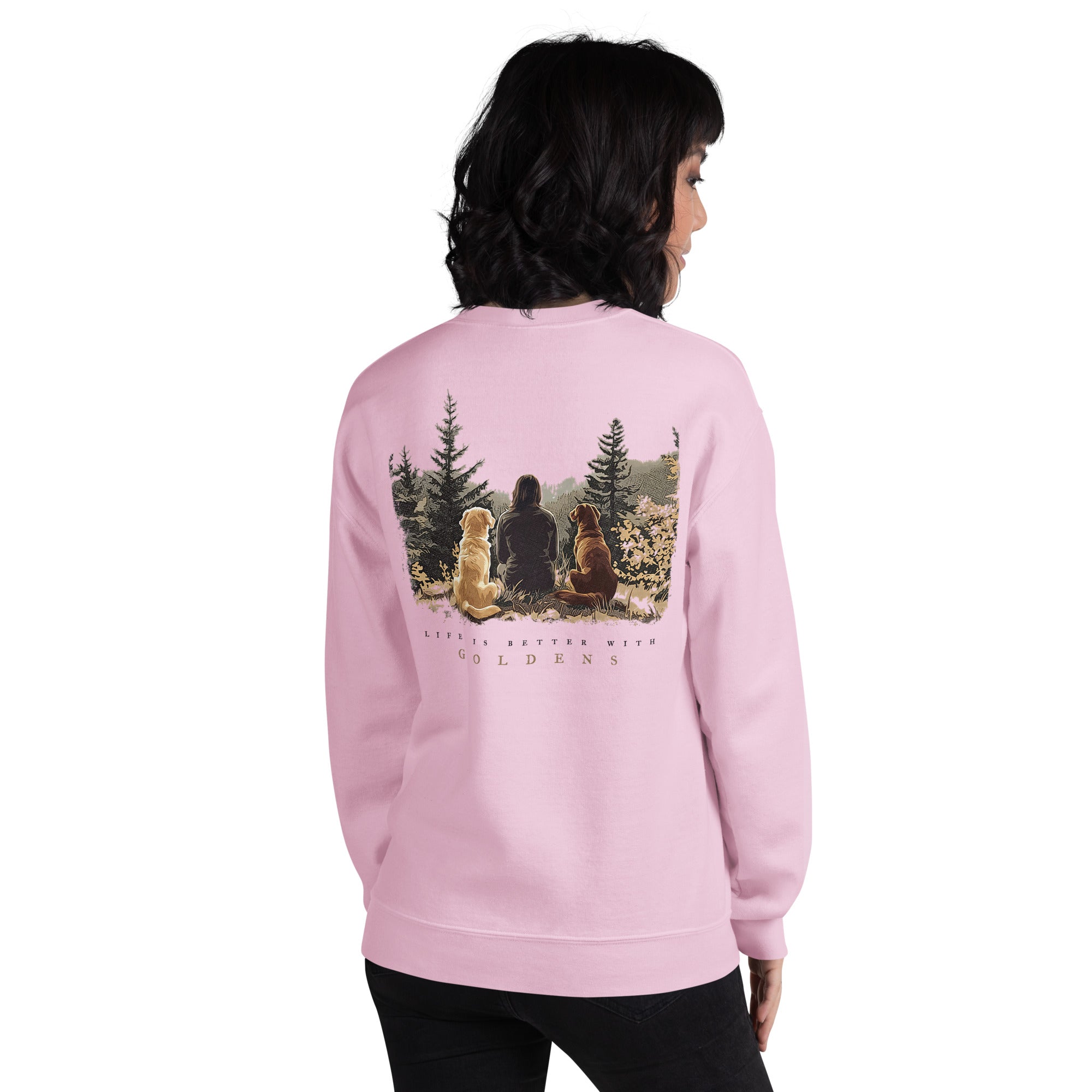 Life's Better With Goldens Crew Neck