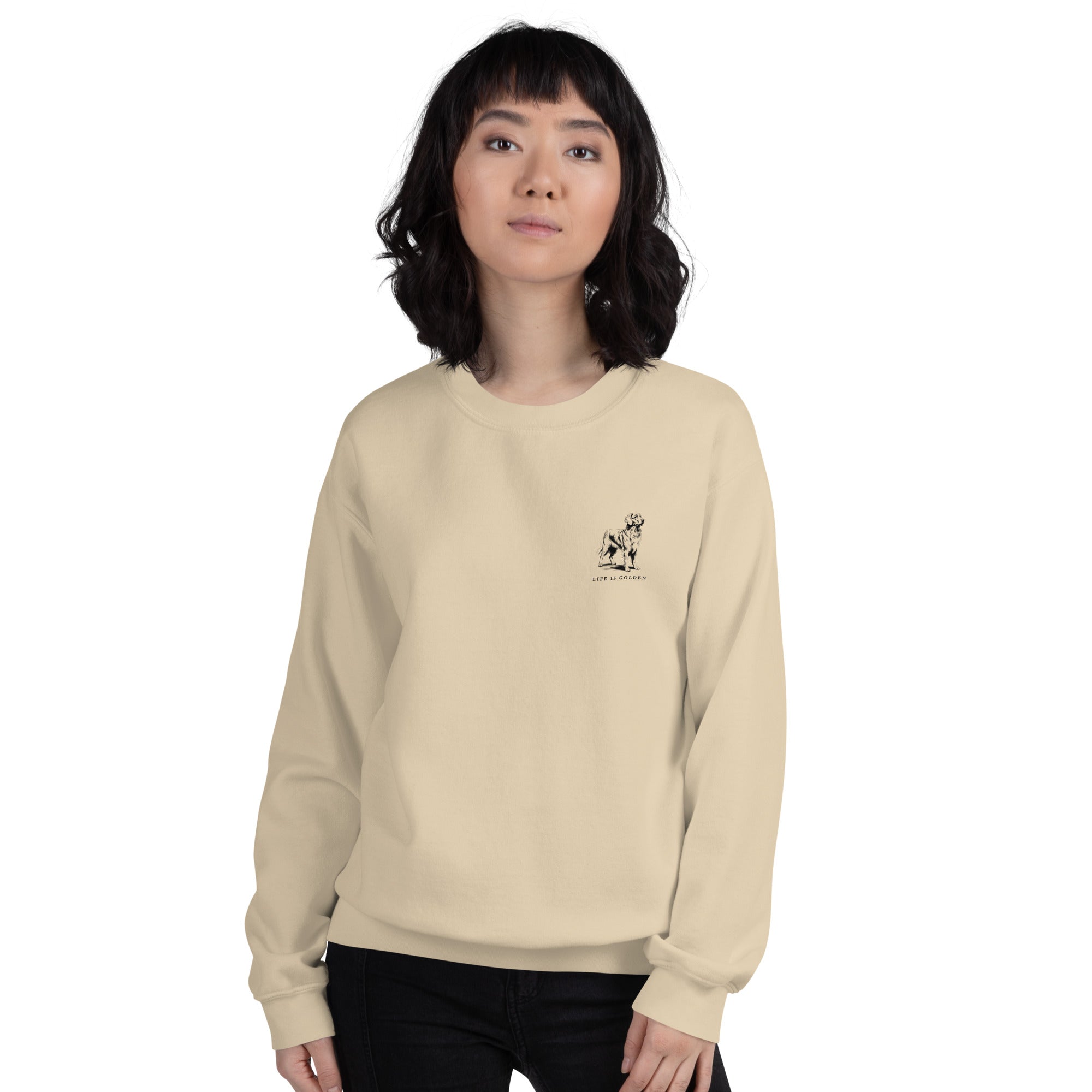 Life's Better With Goldens Crew Neck