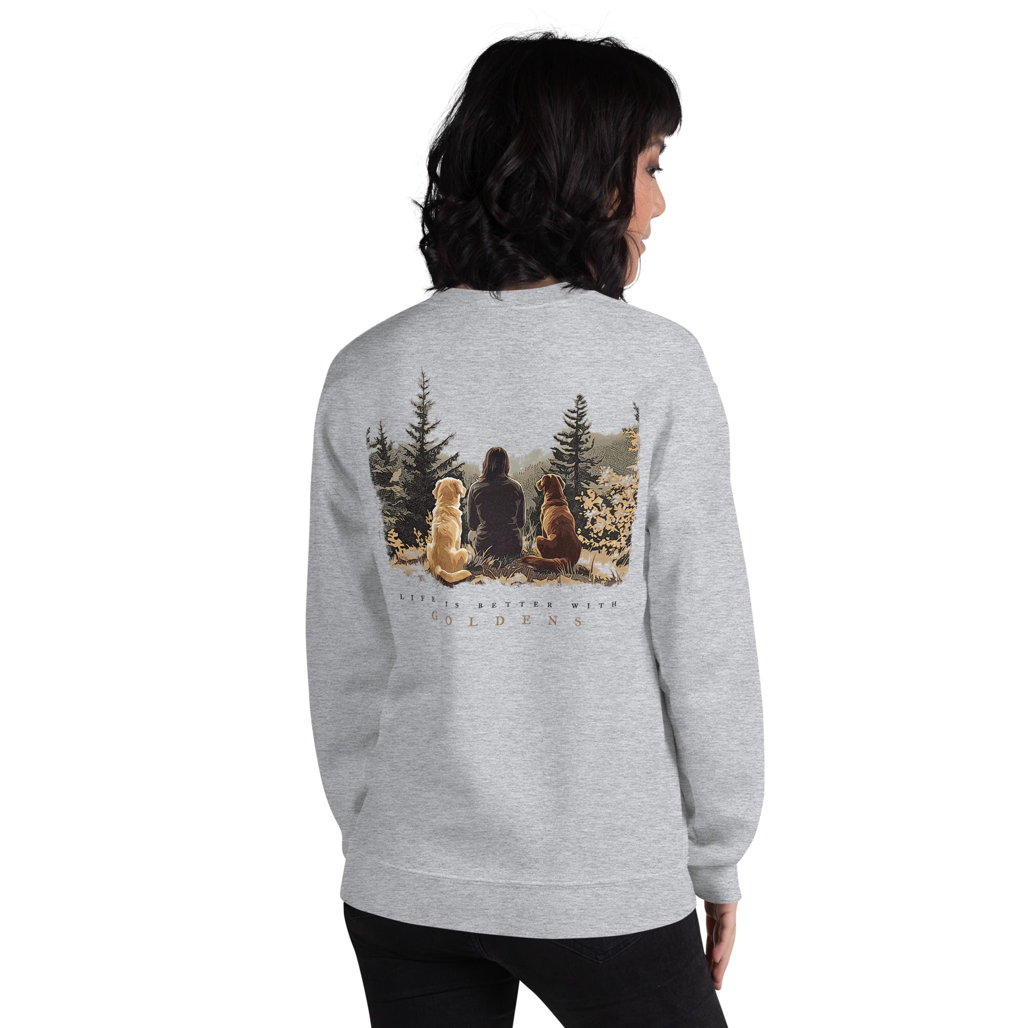 Life's Better With Goldens Crew Neck