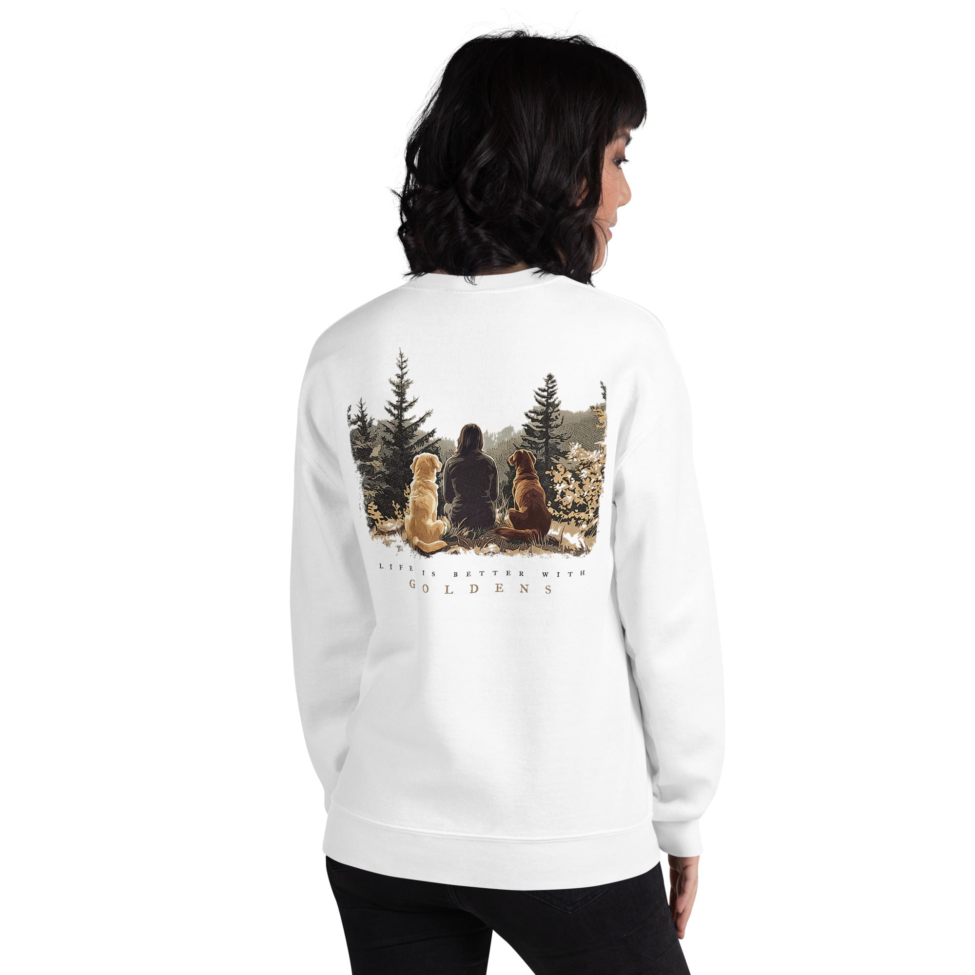 Life's Better With Goldens Crew Neck