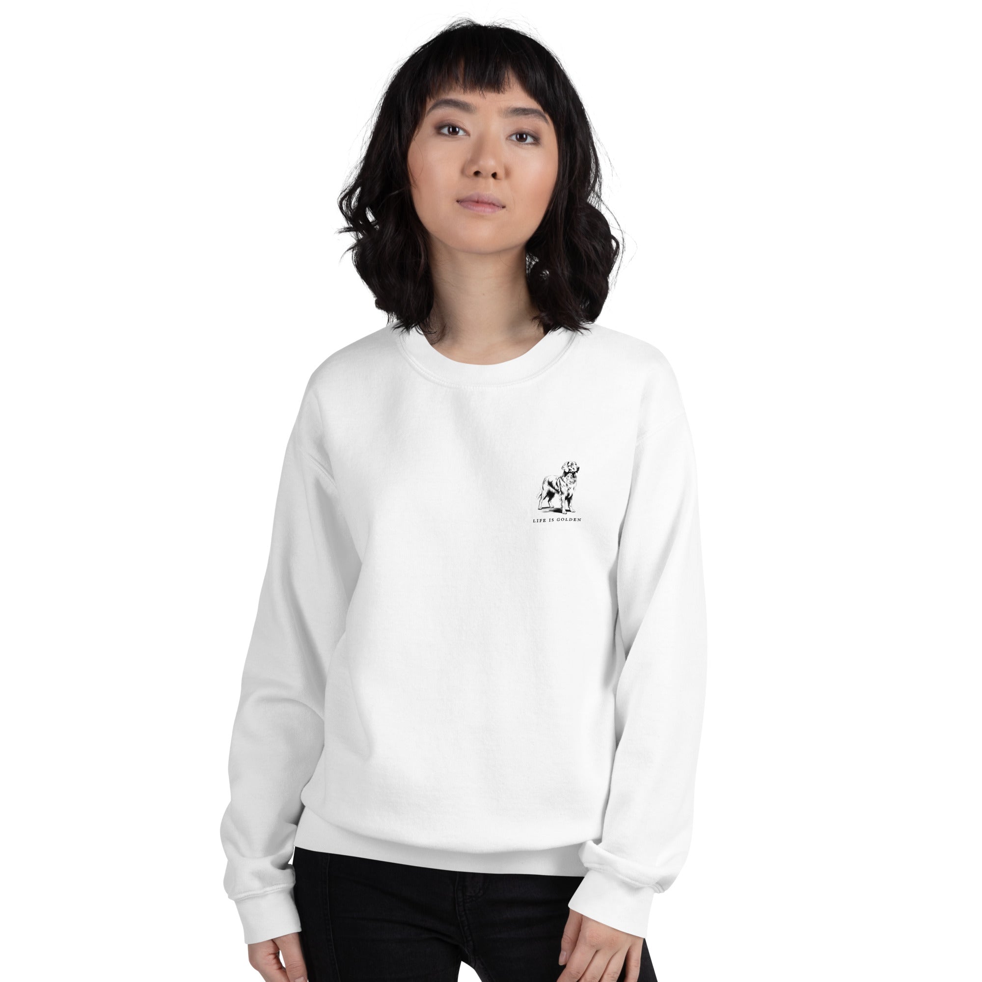 Life's Better With Goldens Crew Neck