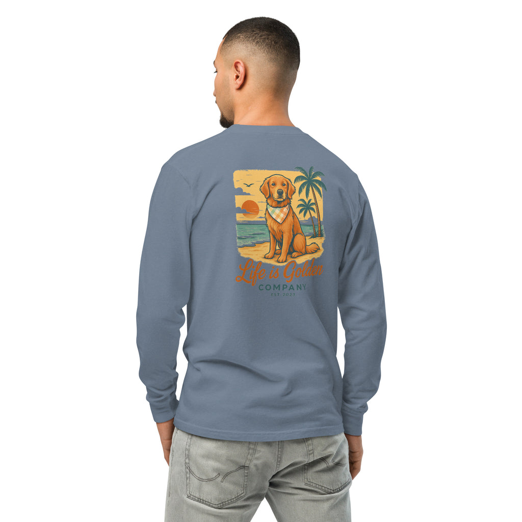 Barefoot &amp; Golden long-sleeve shirt Comfort Colors