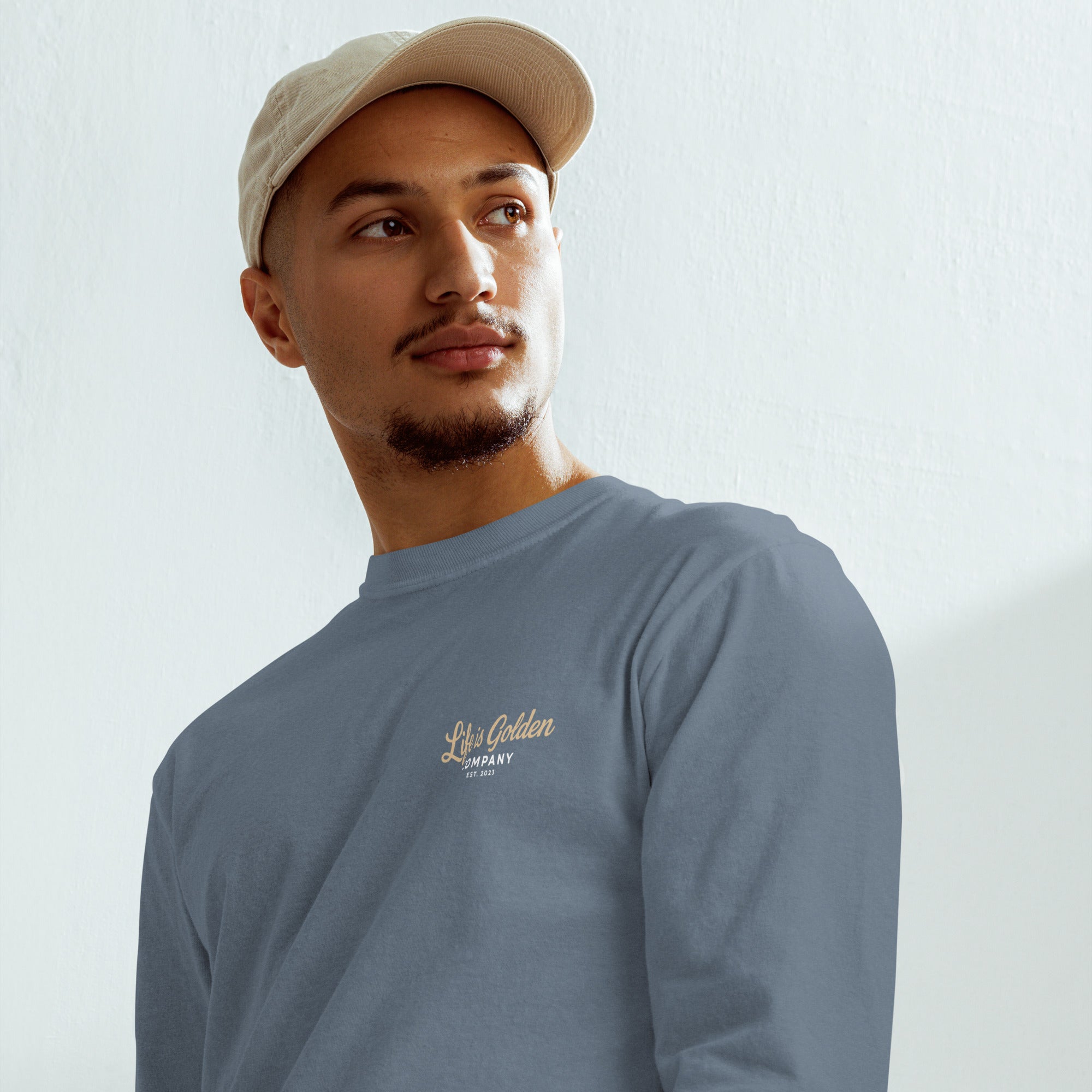 First Tracks - Golden Retriever Edition Garment-Dyed Heavyweight Long Sleeve
