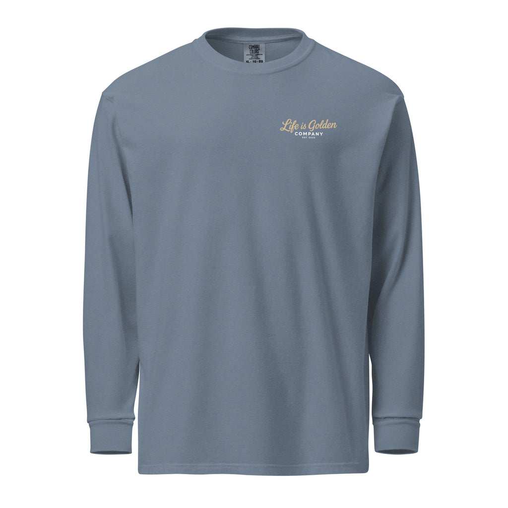 First Tracks - Golden Retriever Edition Garment-Dyed Heavyweight Long Sleeve
