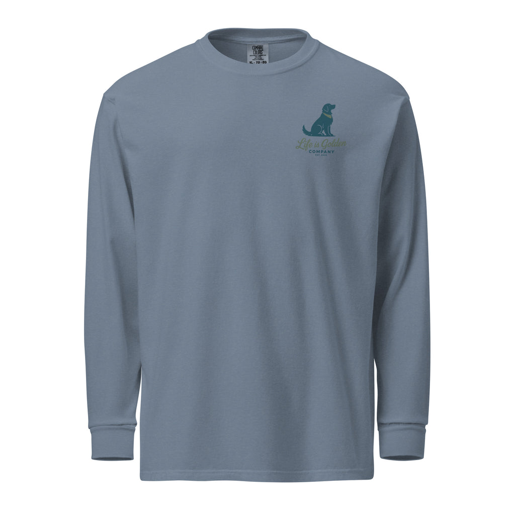 Poolside Pals Garment-dyed heavyweight long-sleeve shirt