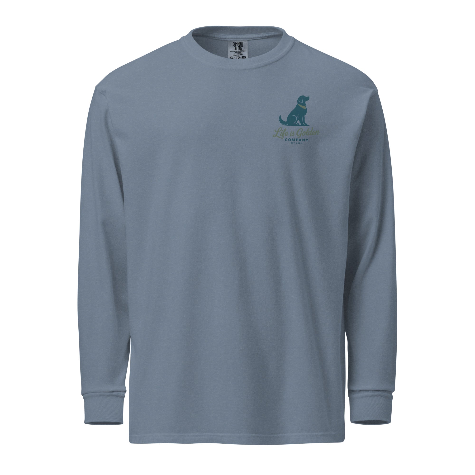 Poolside Pals Garment-dyed heavyweight long-sleeve shirt