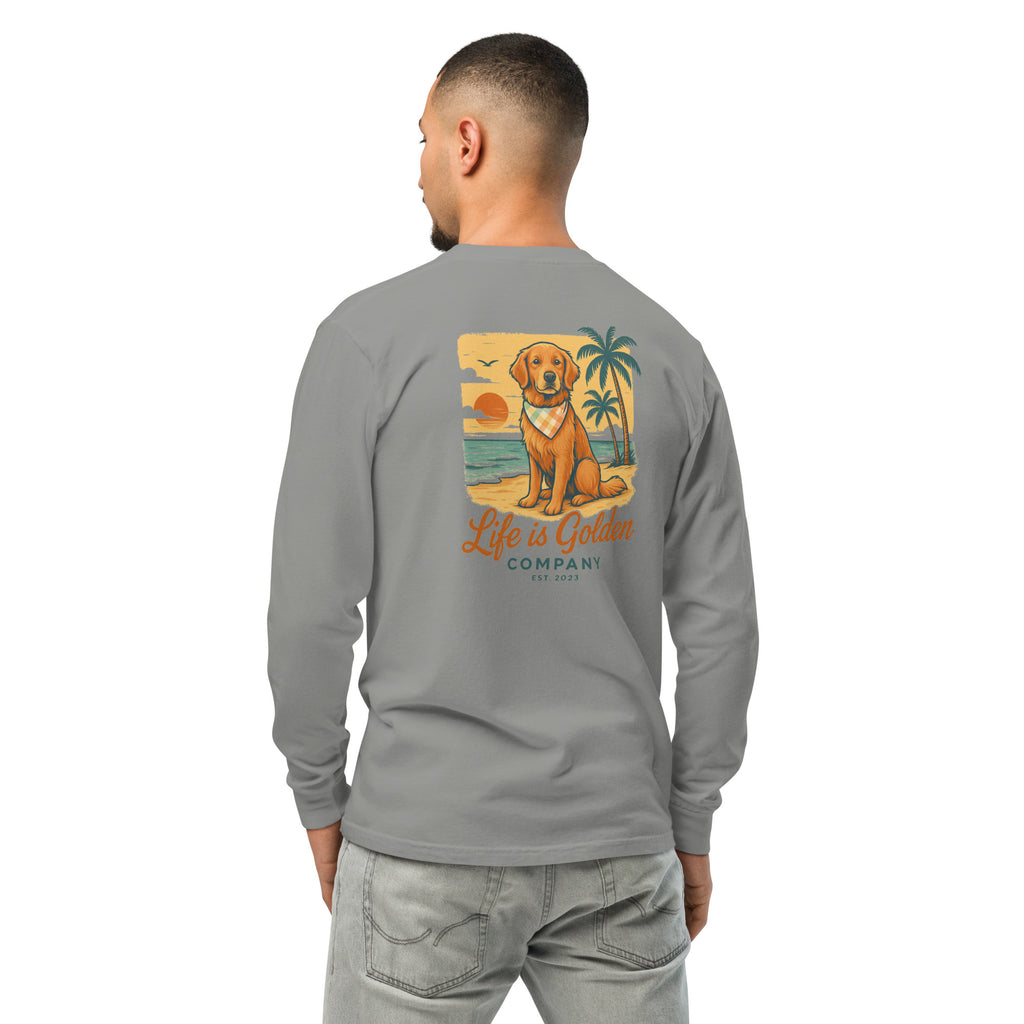 Barefoot &amp; Golden long-sleeve shirt Comfort Colors