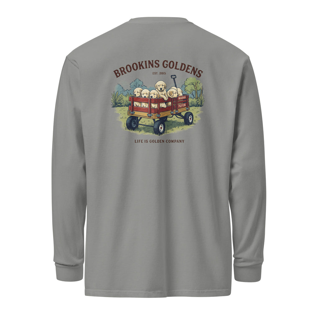 Brookins Wagon heavyweight long-sleeve shirt
