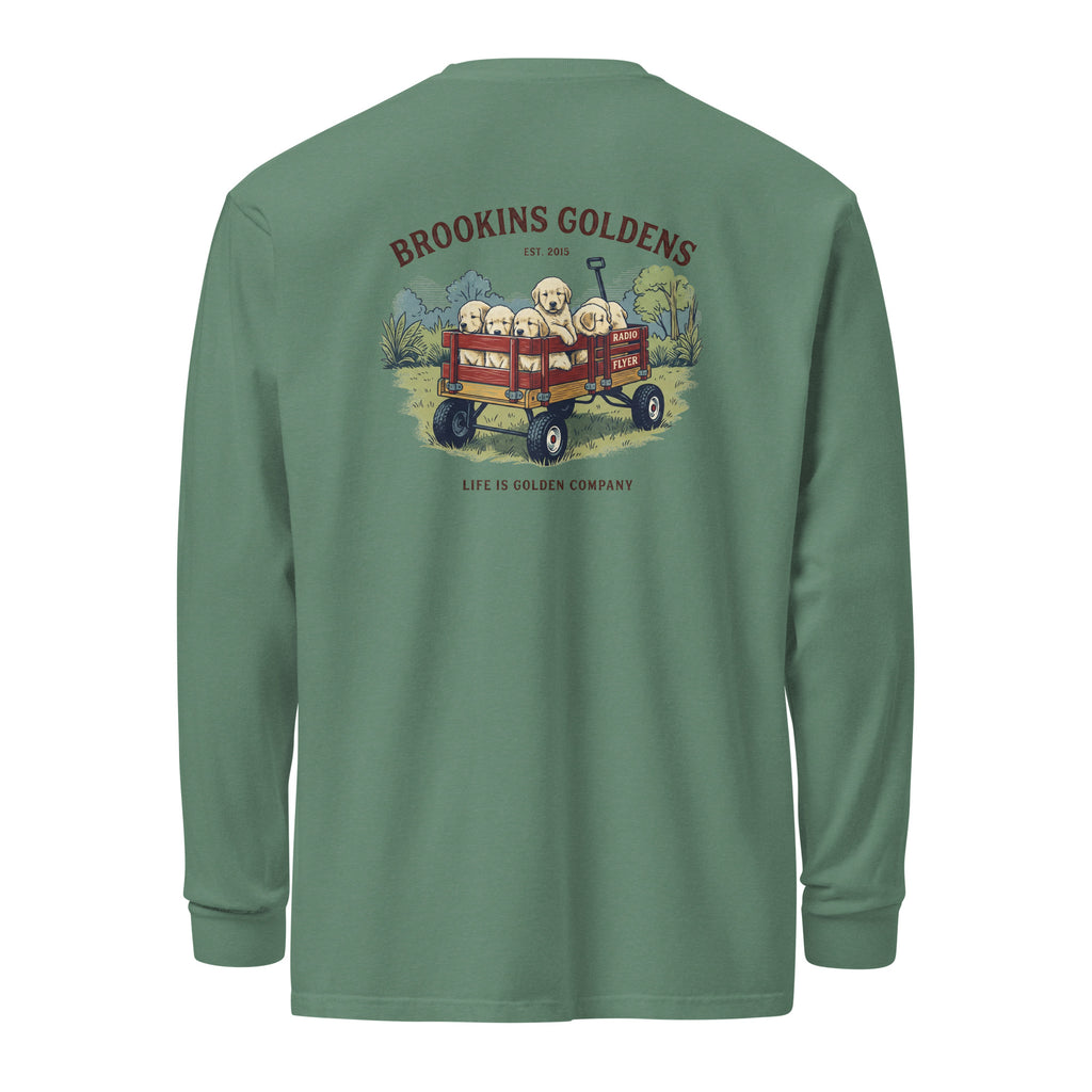 Brookins Wagon heavyweight long-sleeve shirt